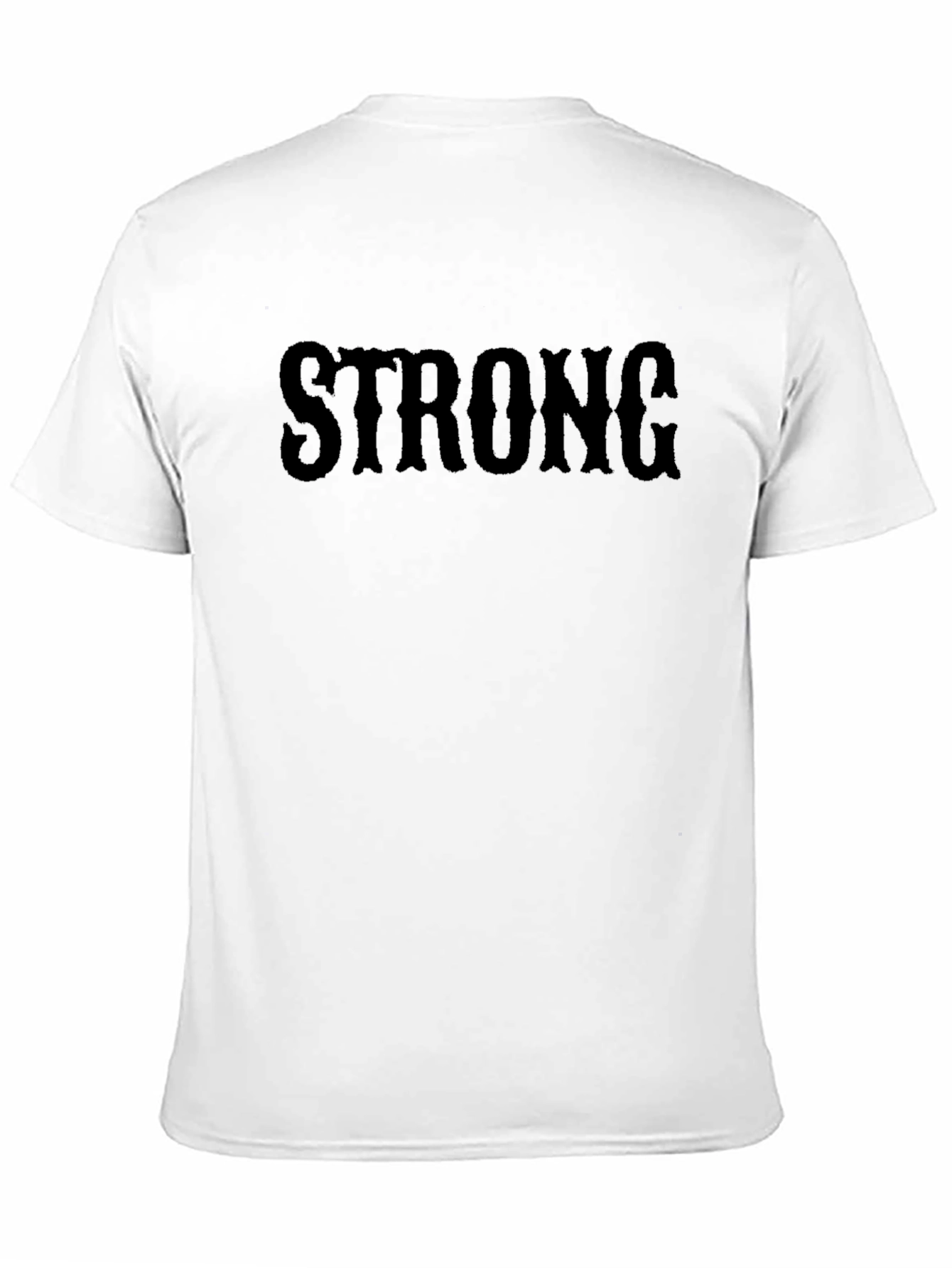 Strong Black Graphic Tee