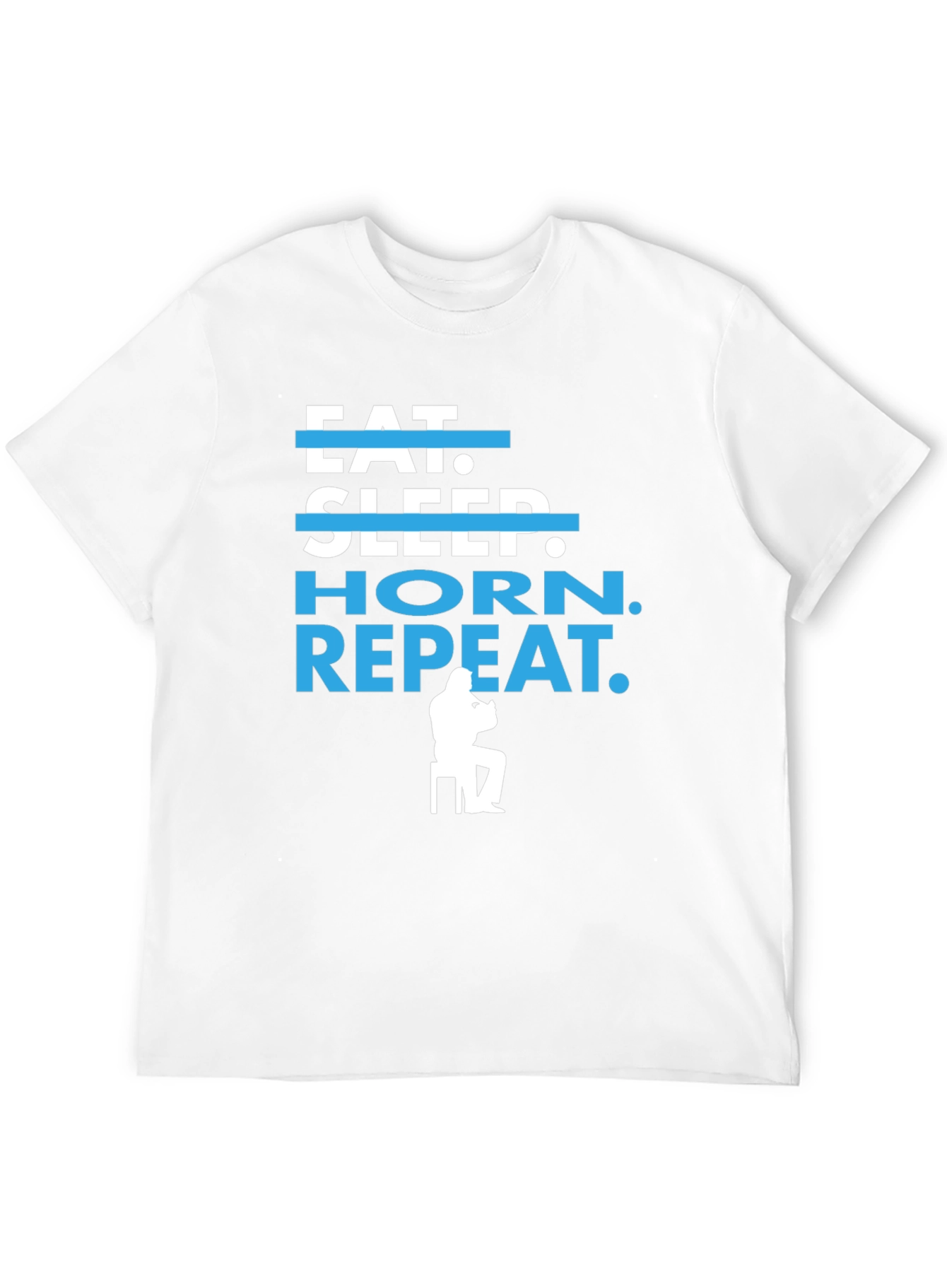 Eat Sleep Horn Repeat T-Shirt - Musician Tee