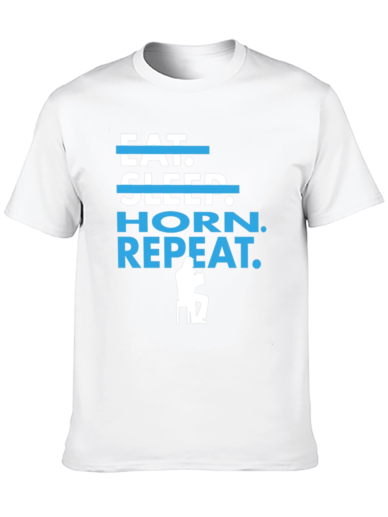 Eat Sleep Horn Repeat T-Shirt - Musician Tee
