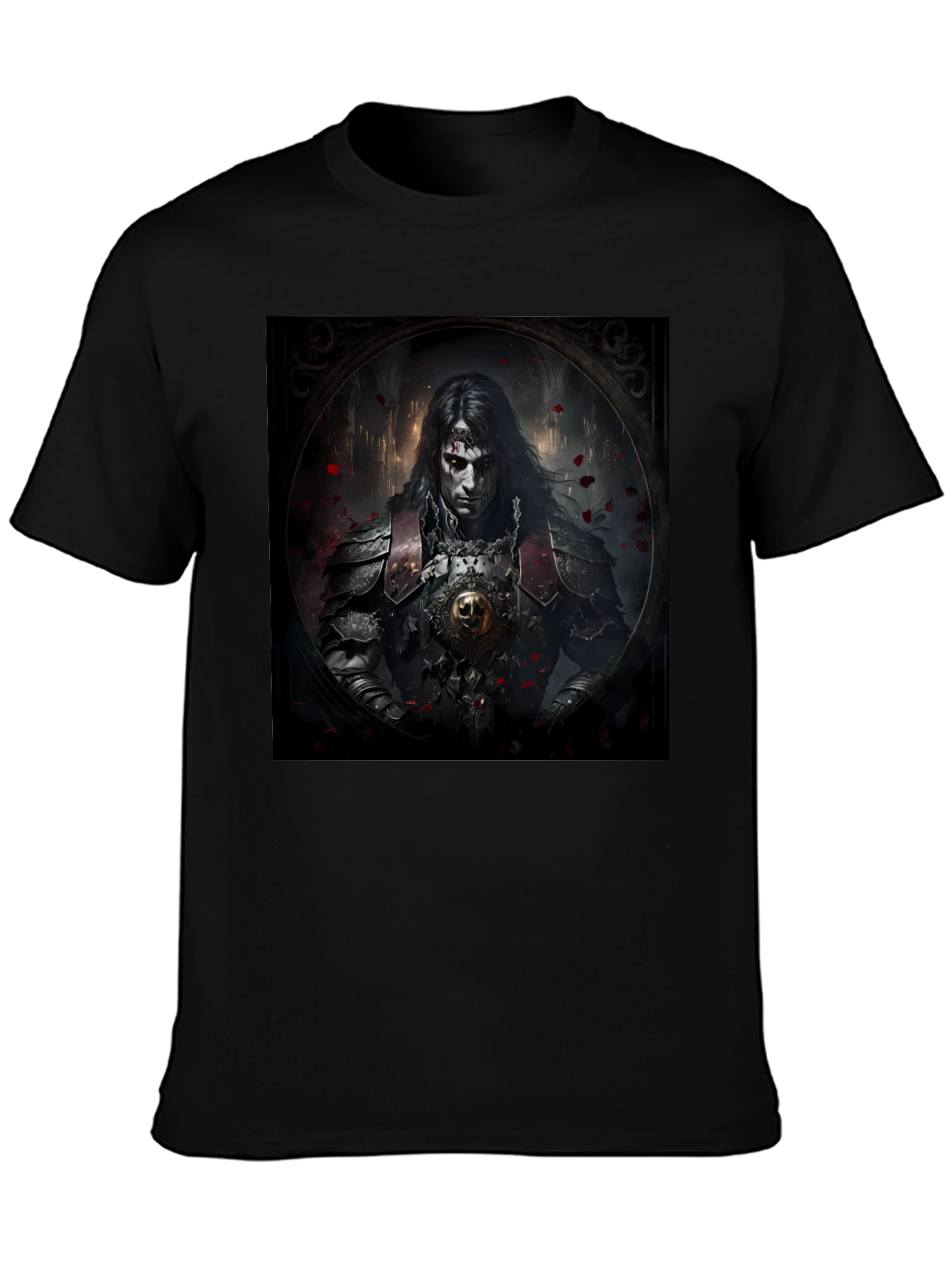 Vampire Knight Graphic Tee - Dark Fantasy Apparel