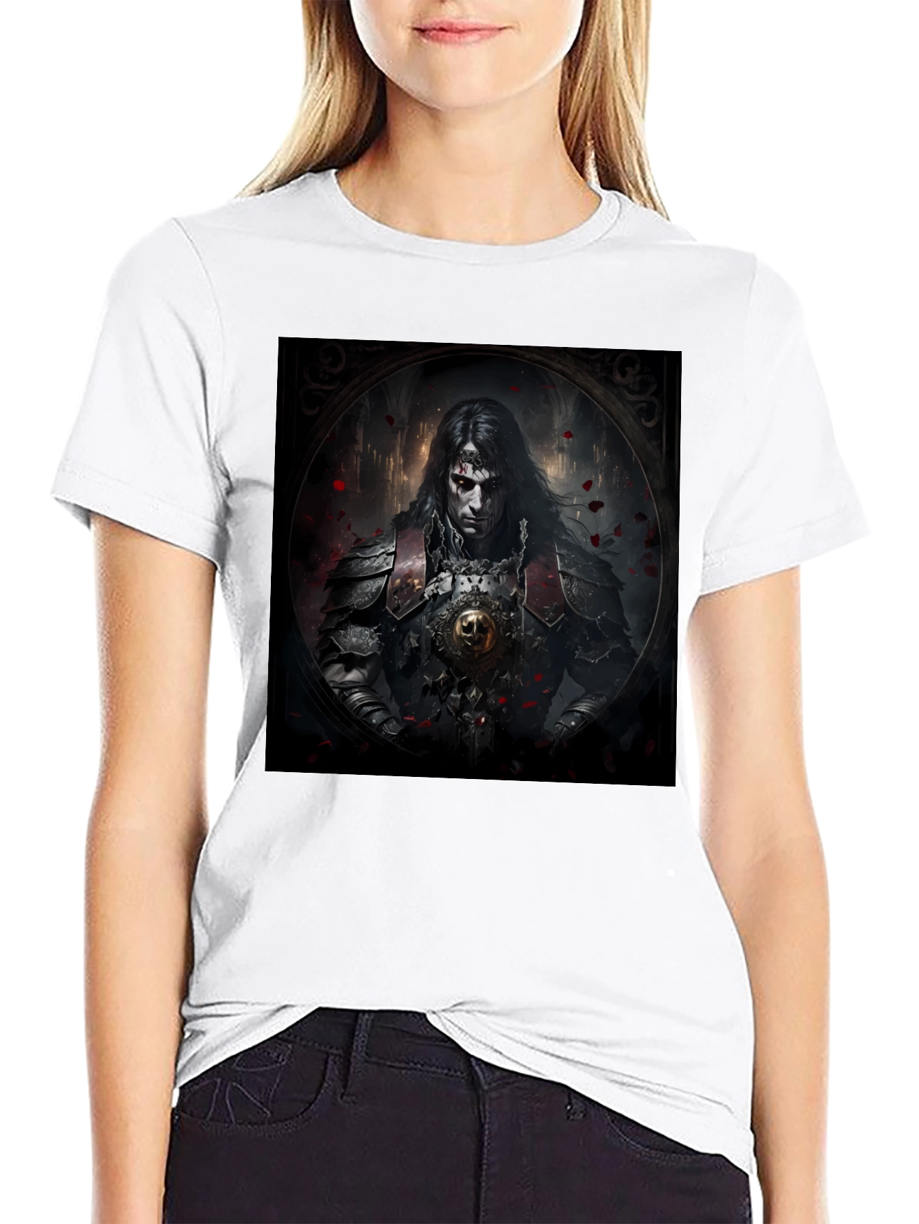 Vampire Knight Graphic Tee - Dark Fantasy Apparel