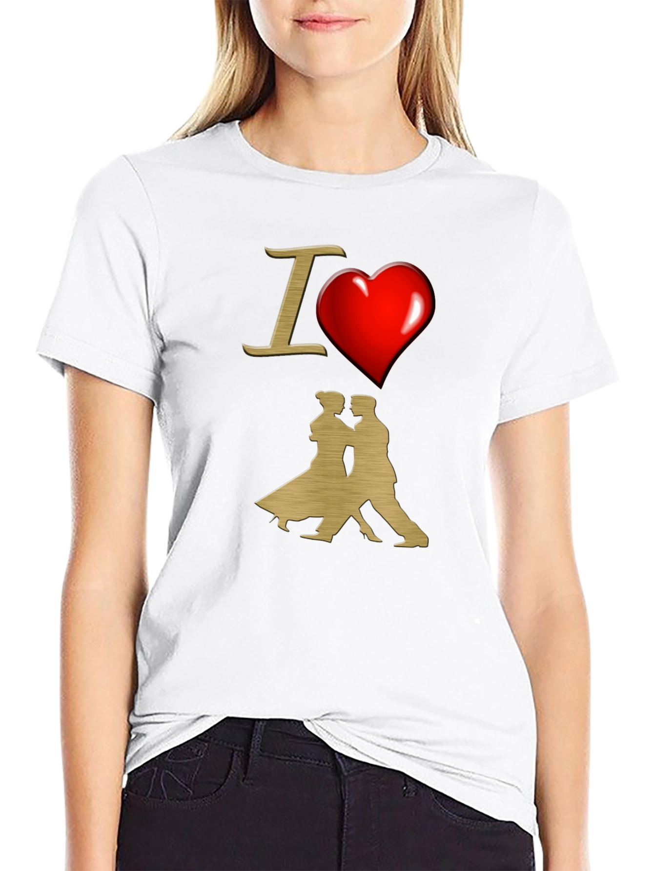 I Heart Dancing Graphic Tee - Tango Lover T-Shirt