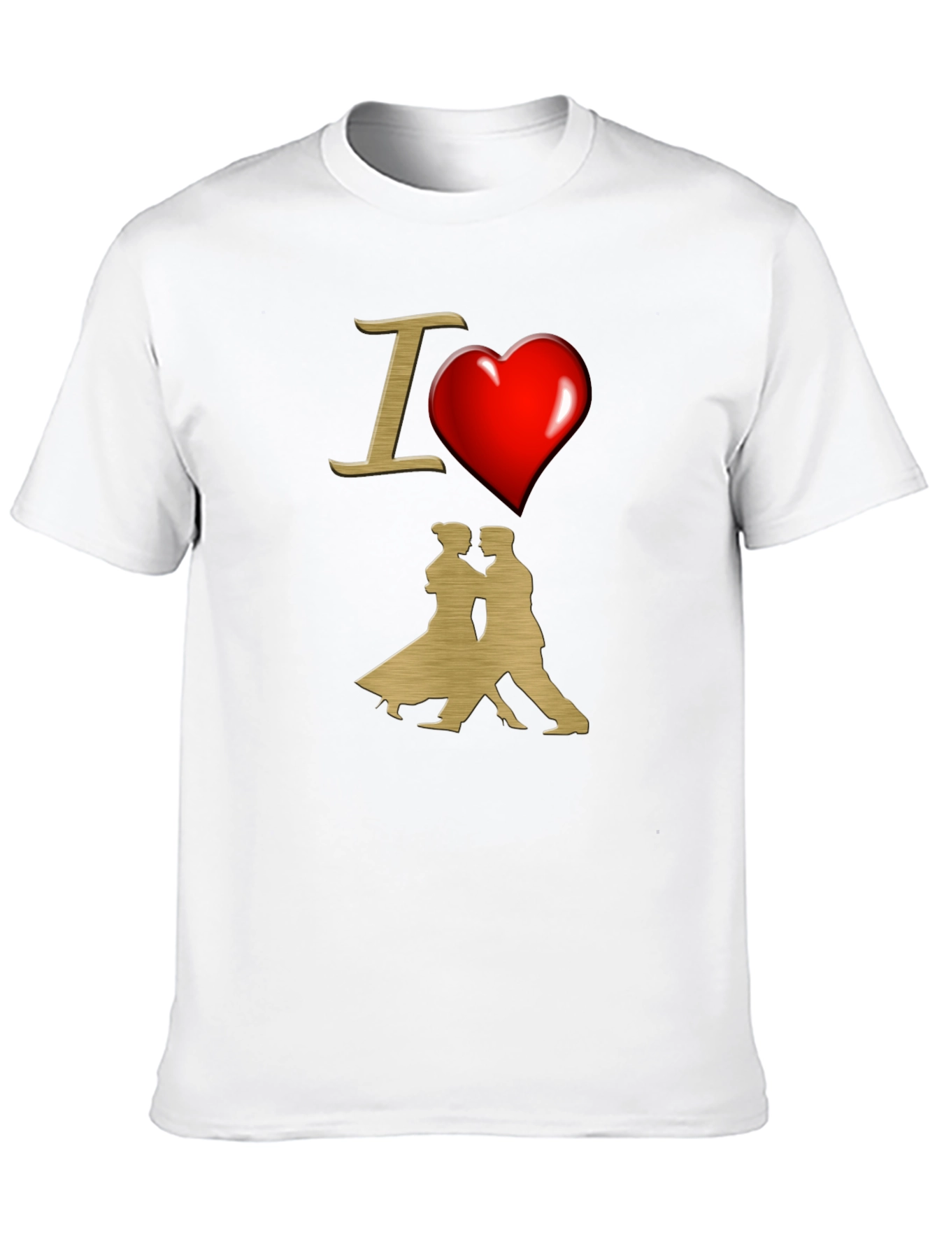 I Heart Dancing Graphic Tee - Tango Lover T-Shirt