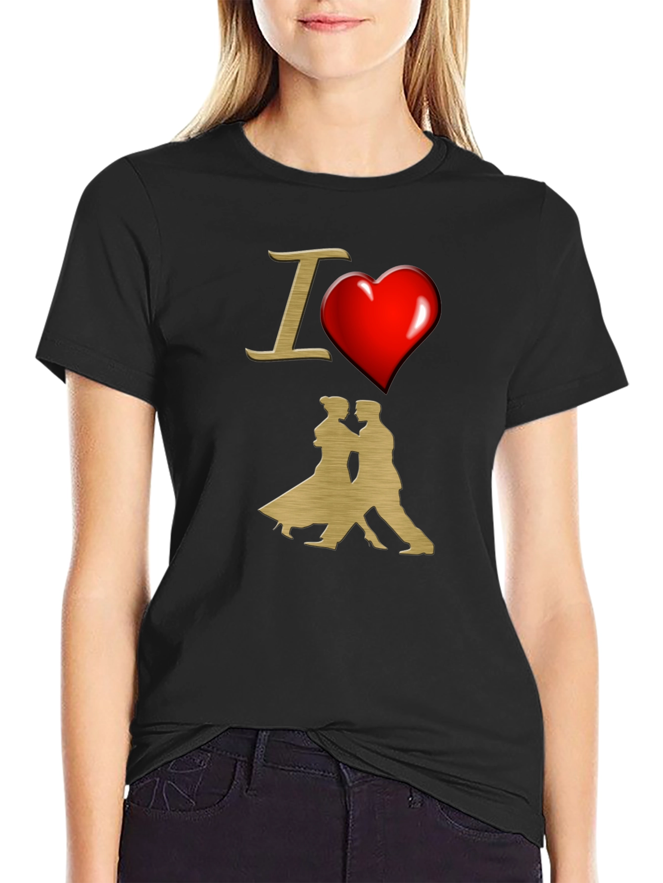 I Heart Dancing Graphic Tee - Tango Lover T-Shirt
