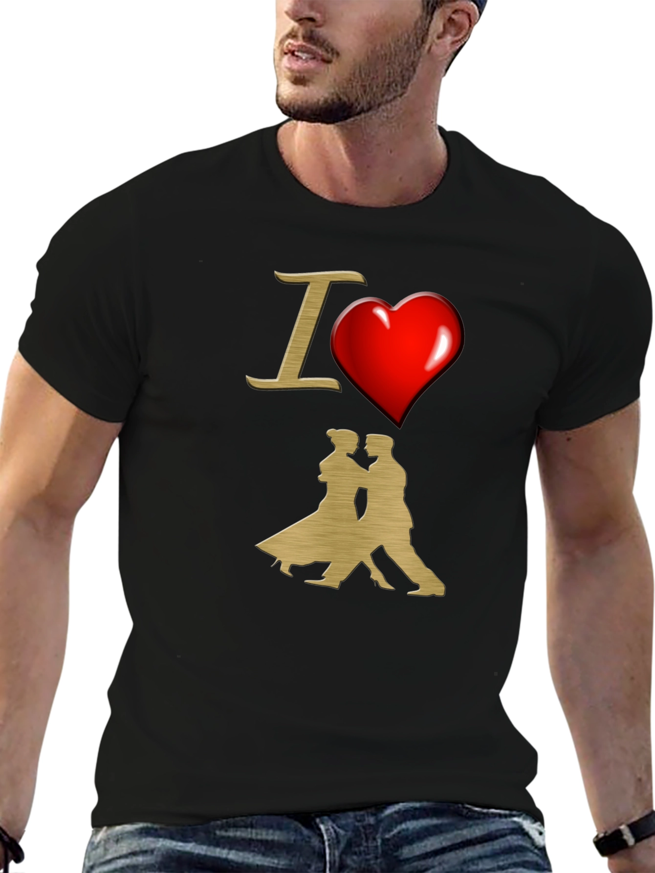 I Heart Dancing Graphic Tee - Tango Lover T-Shirt