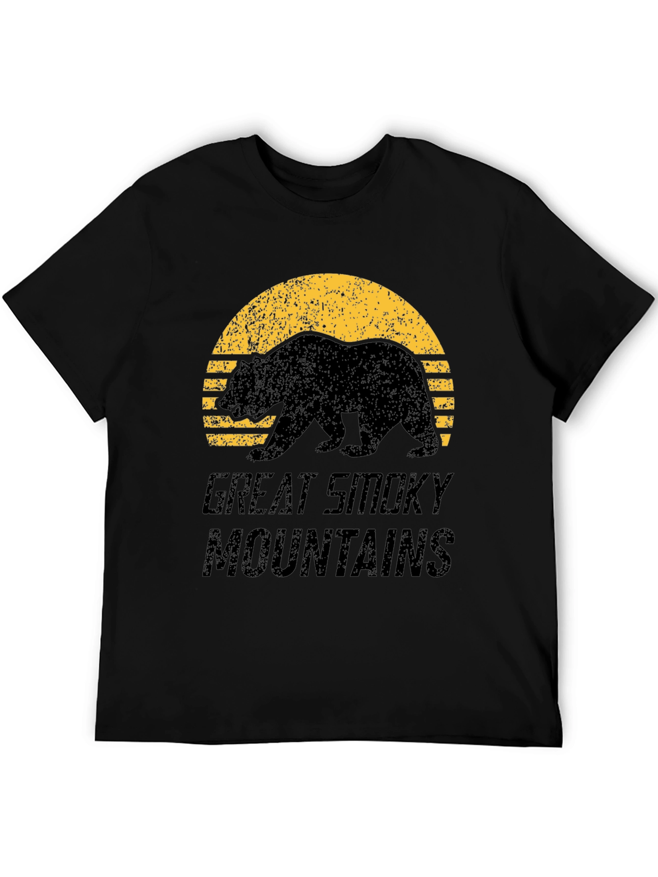 Great Smoky Mountains Bear Graphic T-Shirt