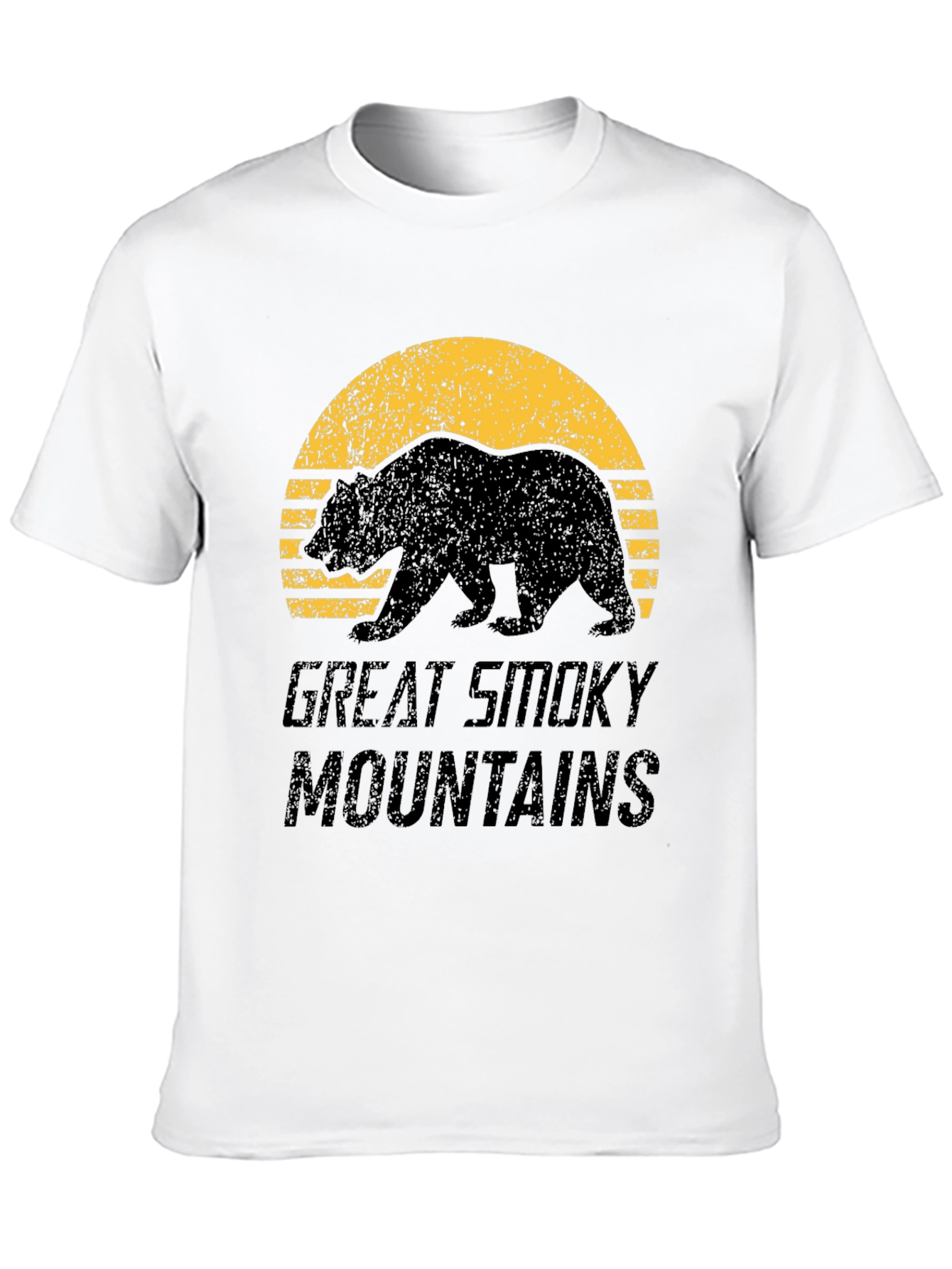 Great Smoky Mountains Bear Graphic T-Shirt