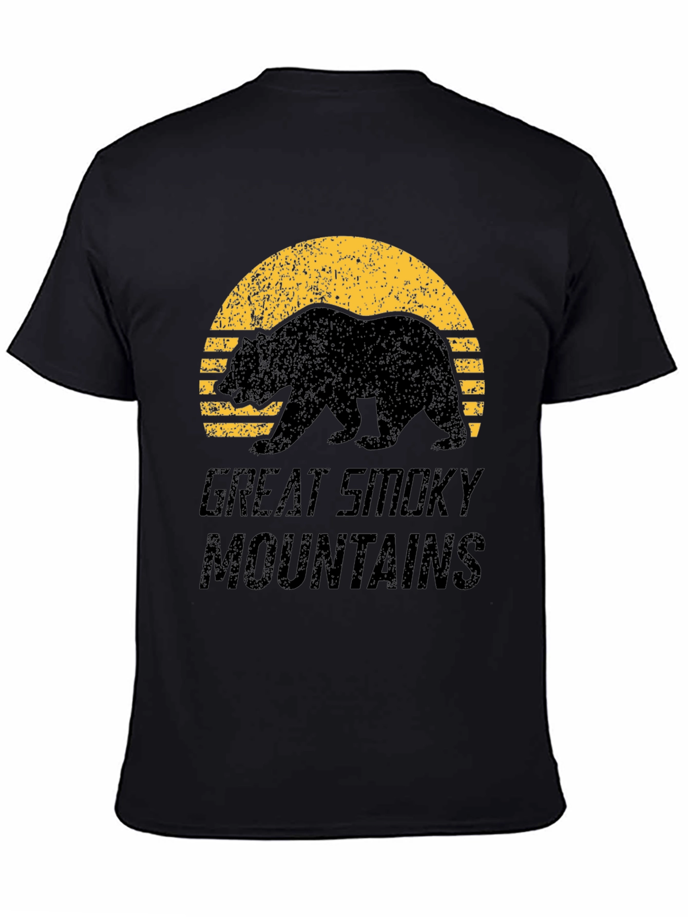 Great Smoky Mountains Bear Graphic T-Shirt