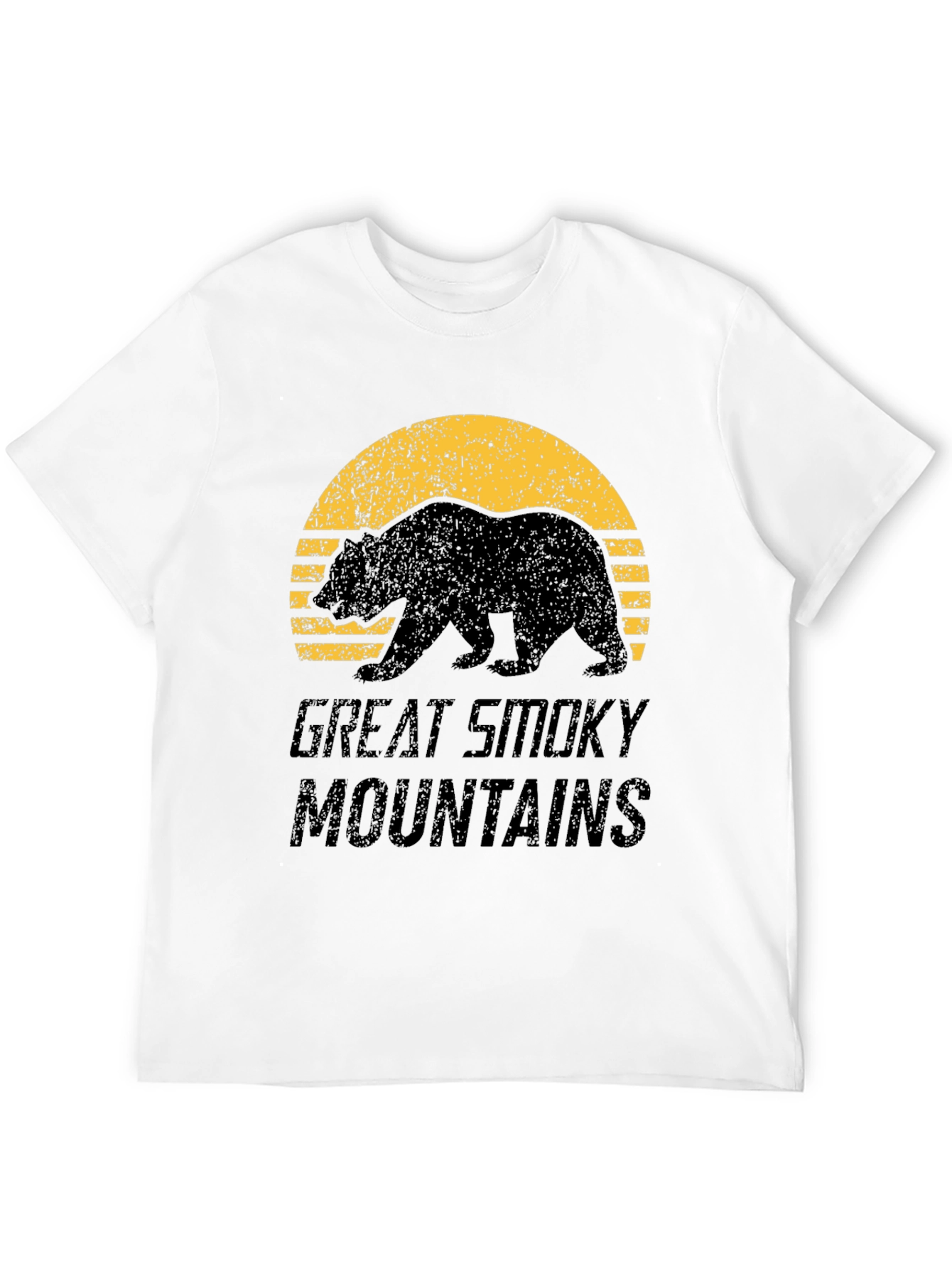 Great Smoky Mountains Bear Graphic T-Shirt