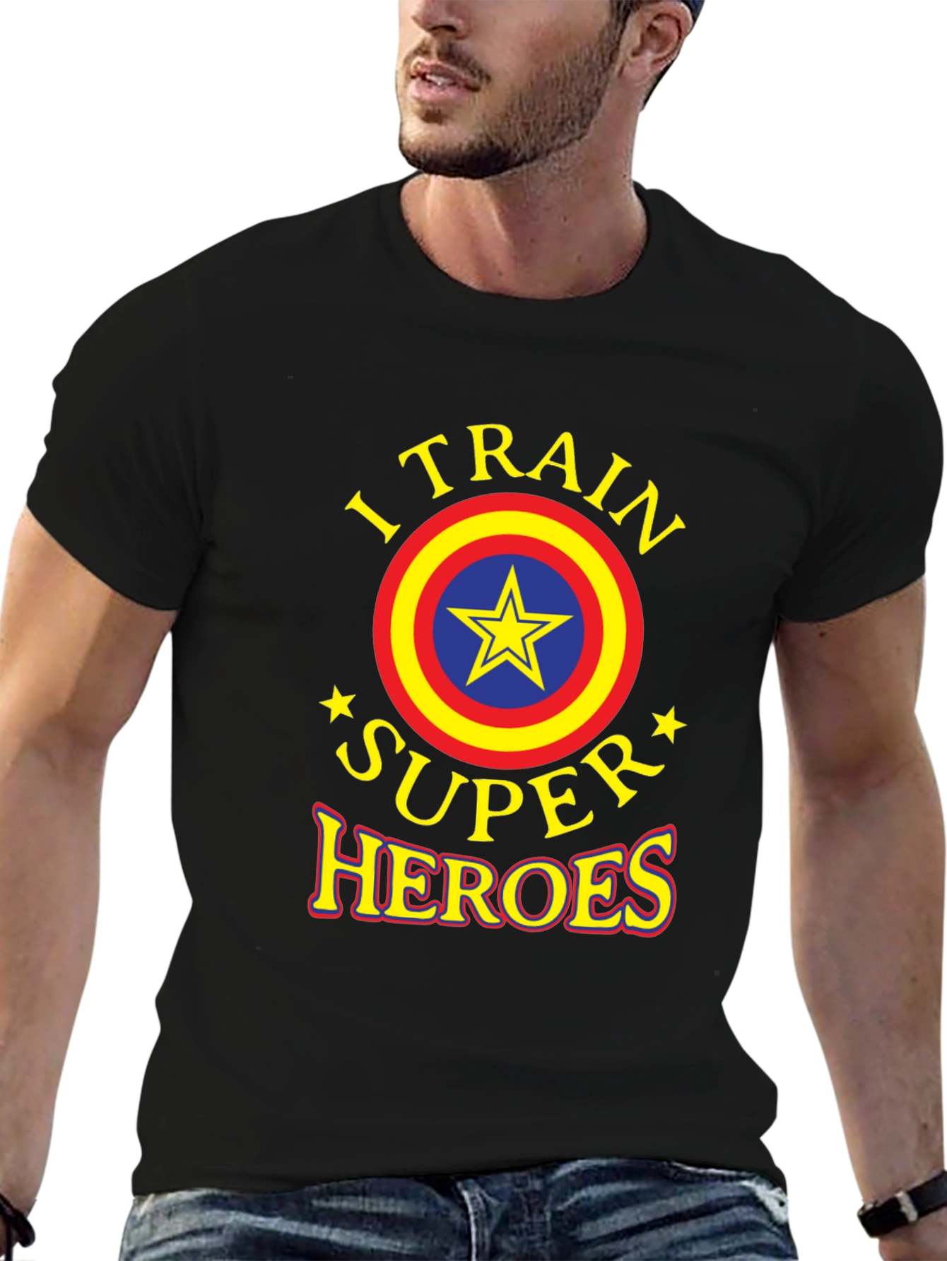 I Train Super Heroes Graphic T-Shirt