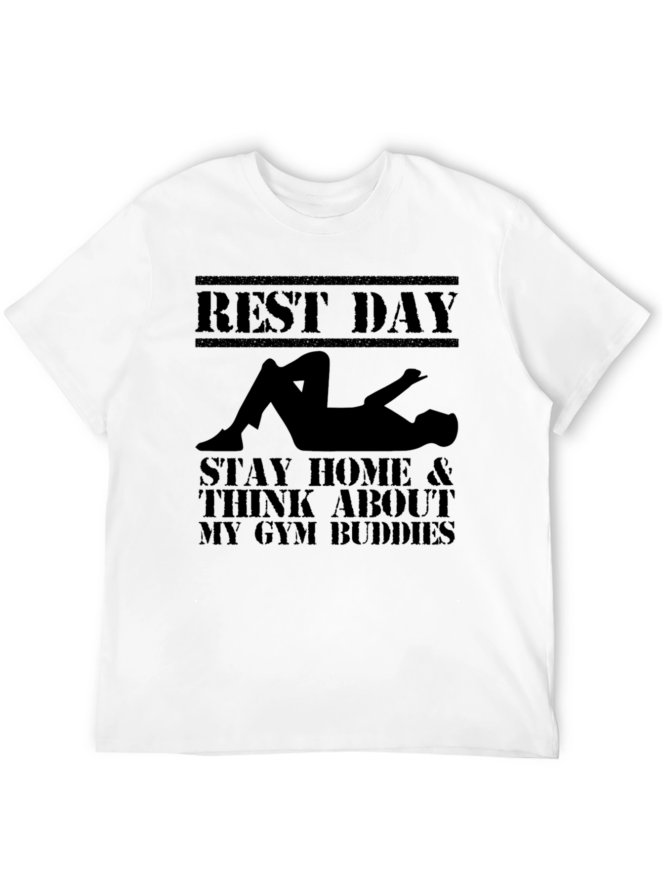 Rest Day Gym Buddies Graphic T-Shirt