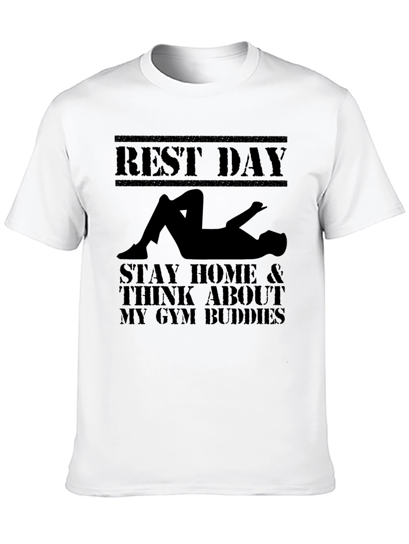 Rest Day Gym Buddies Graphic T-Shirt