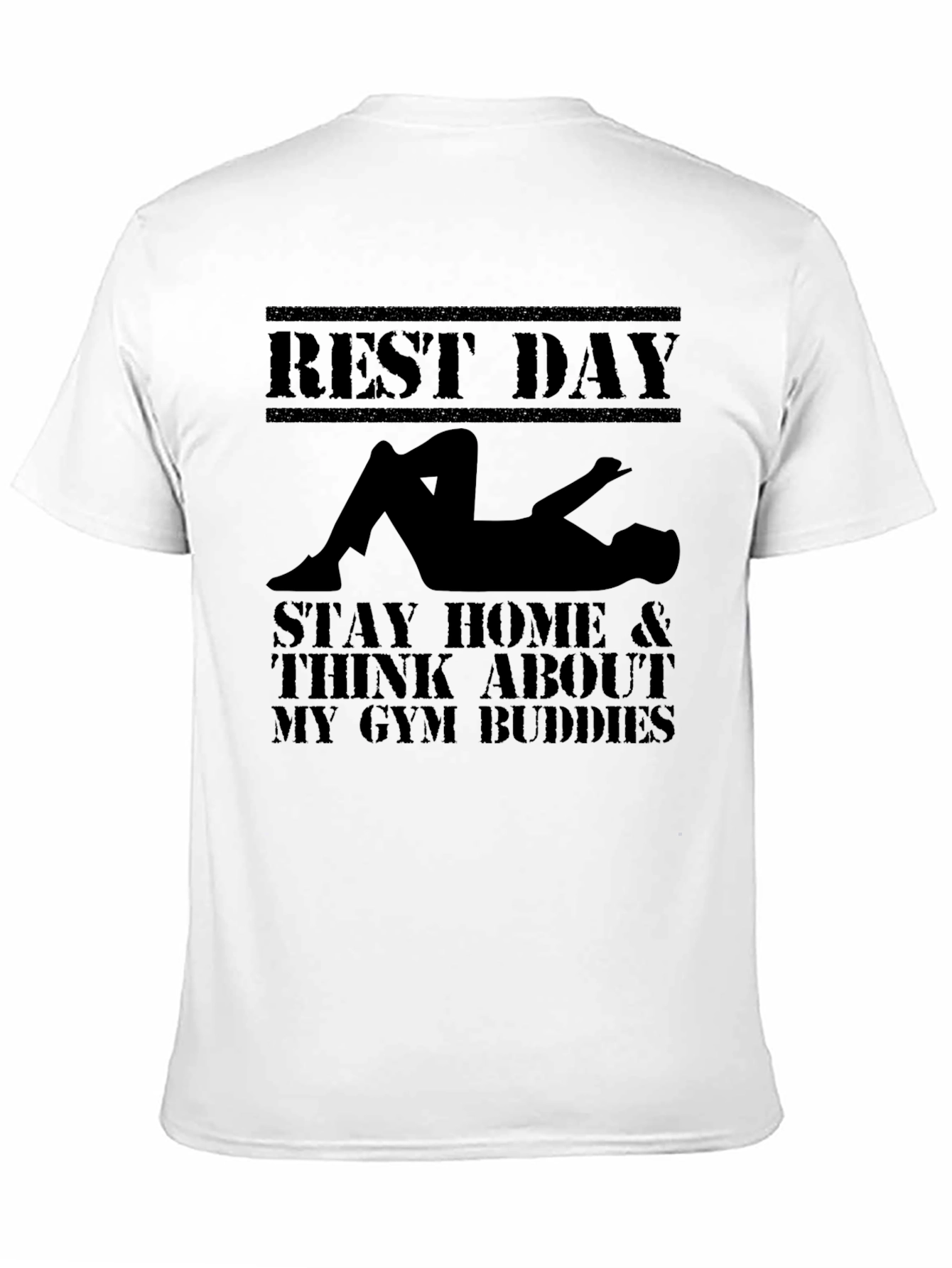 Rest Day Gym Buddies Graphic T-Shirt