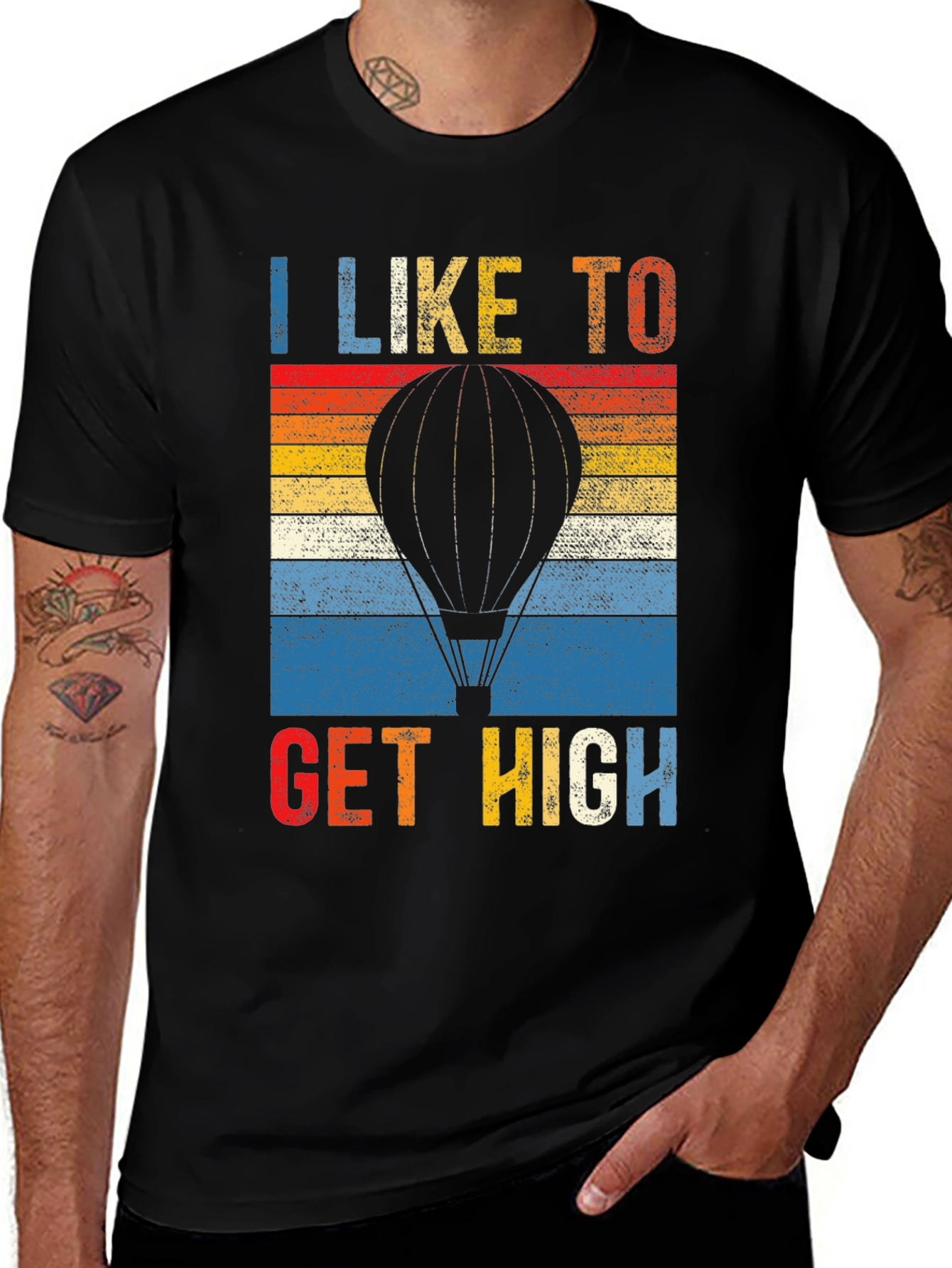 I Like to Get High Hot Air Balloon T-Shirt