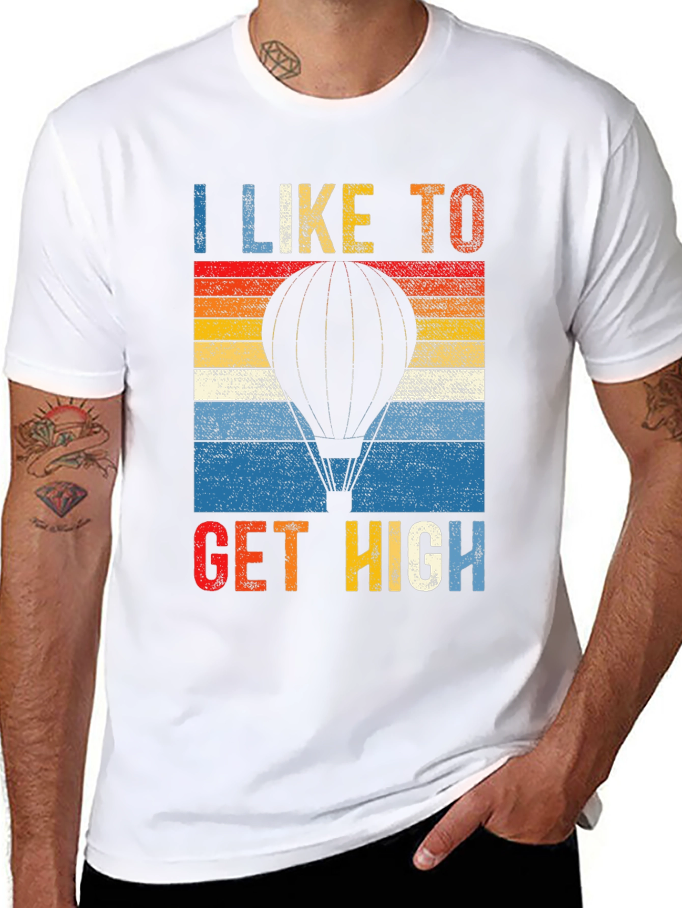 I Like to Get High Hot Air Balloon T-Shirt