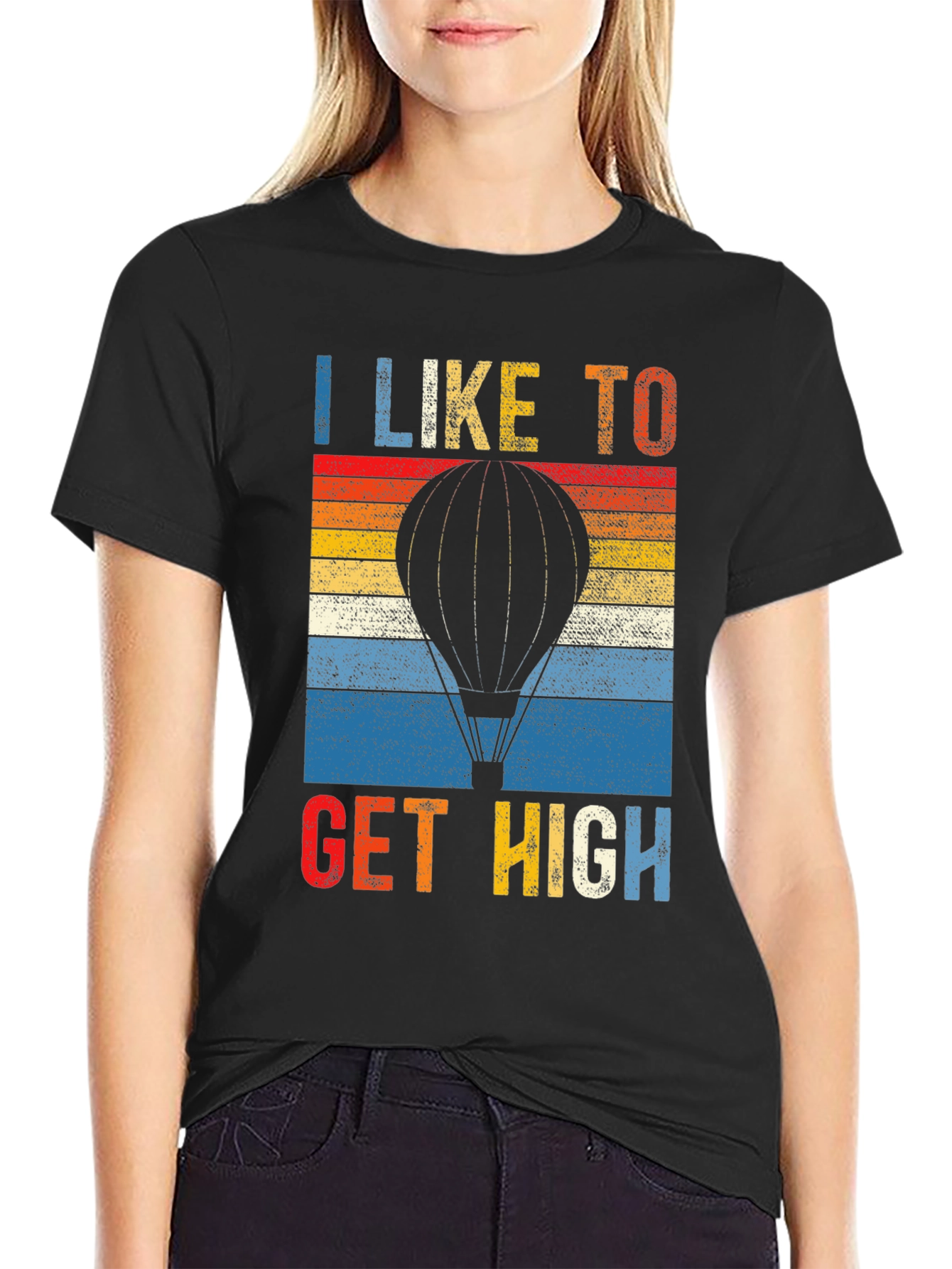 I Like to Get High Hot Air Balloon T-Shirt