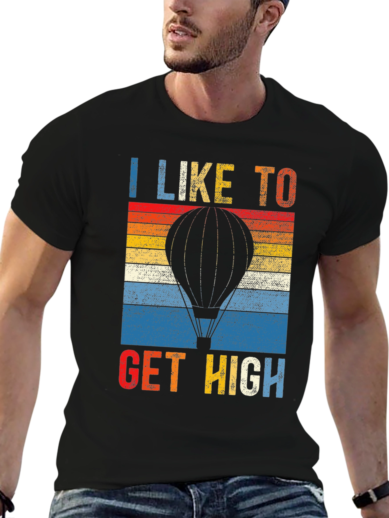 I Like to Get High Hot Air Balloon T-Shirt