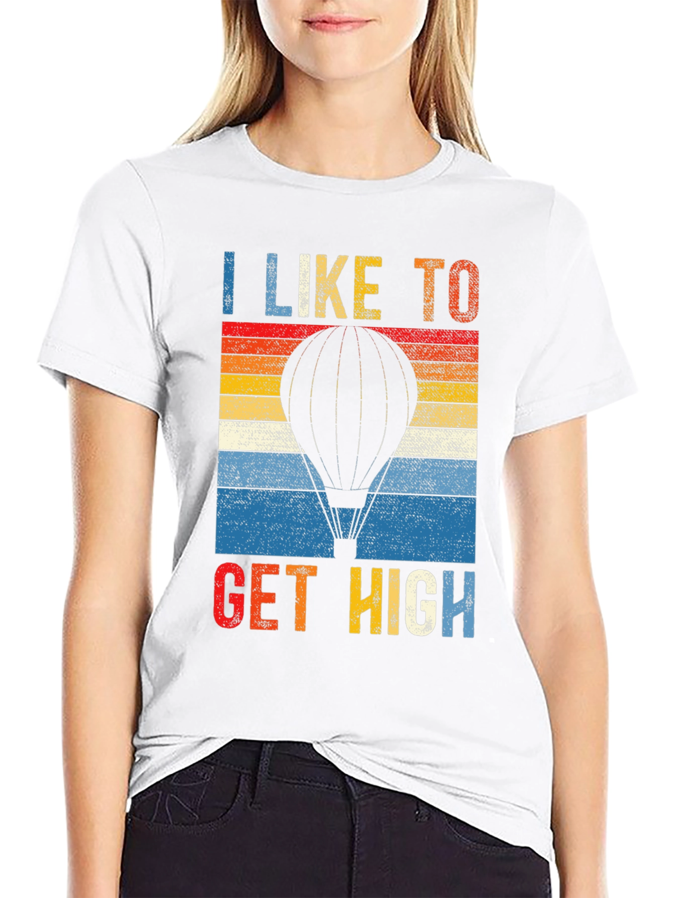 I Like to Get High Hot Air Balloon T-Shirt