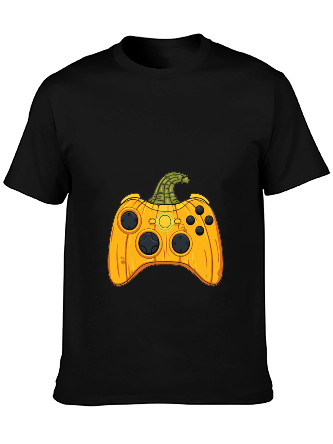 Gamer Halloween Pumpkin Controller T-Shirt
