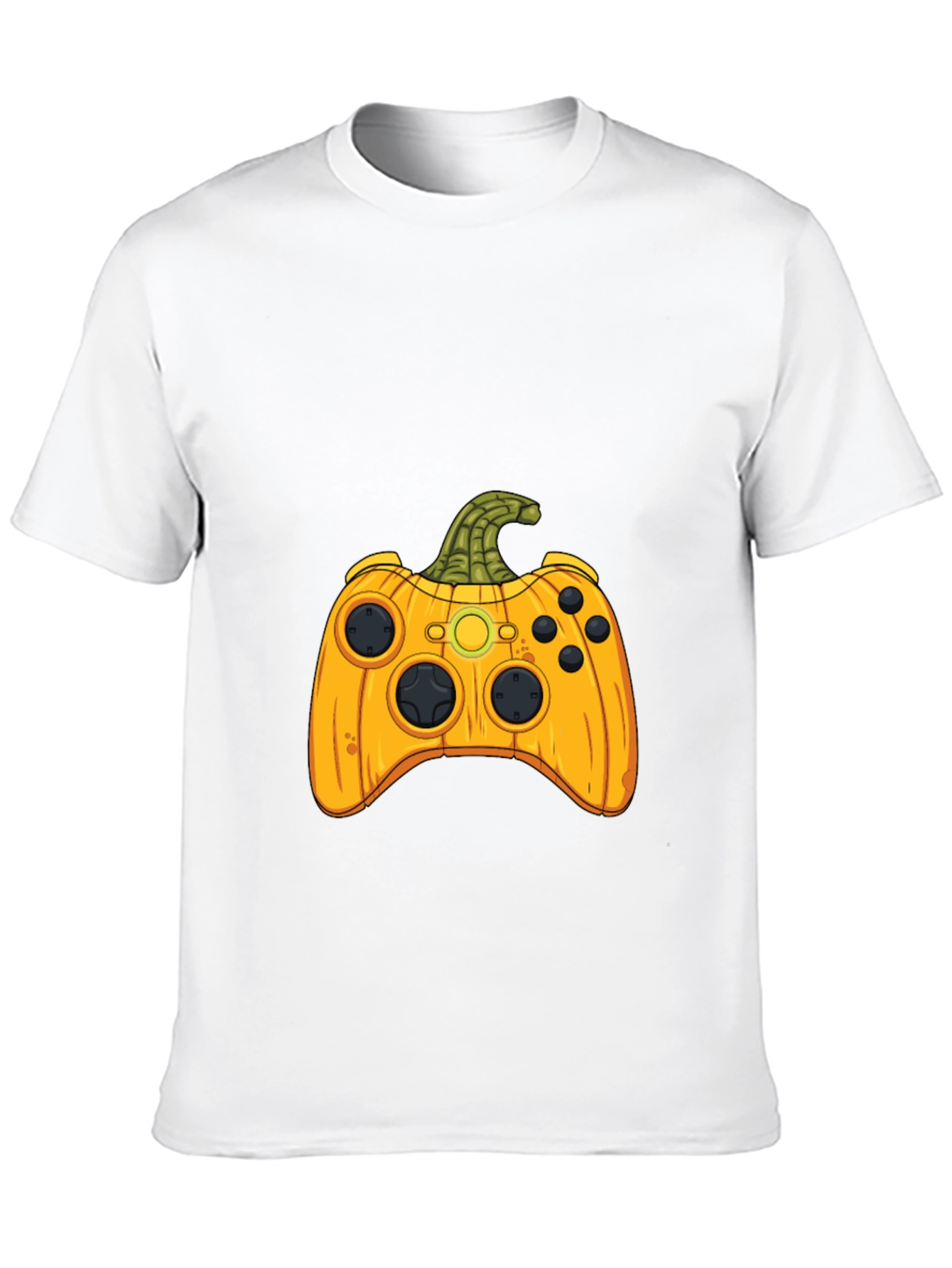Gamer Halloween Pumpkin Controller T-Shirt