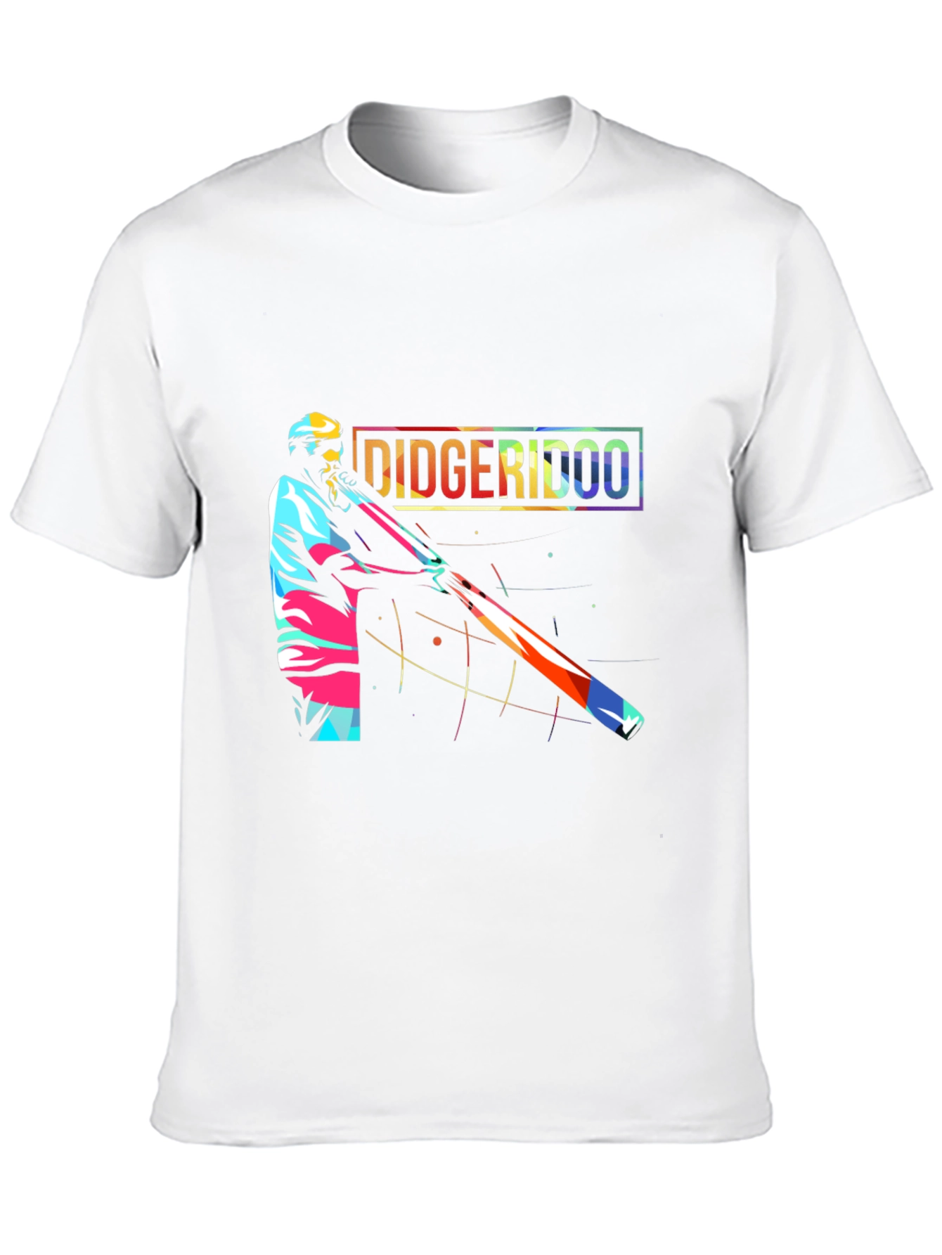 Didgeridoo Player Graphic Black Tee