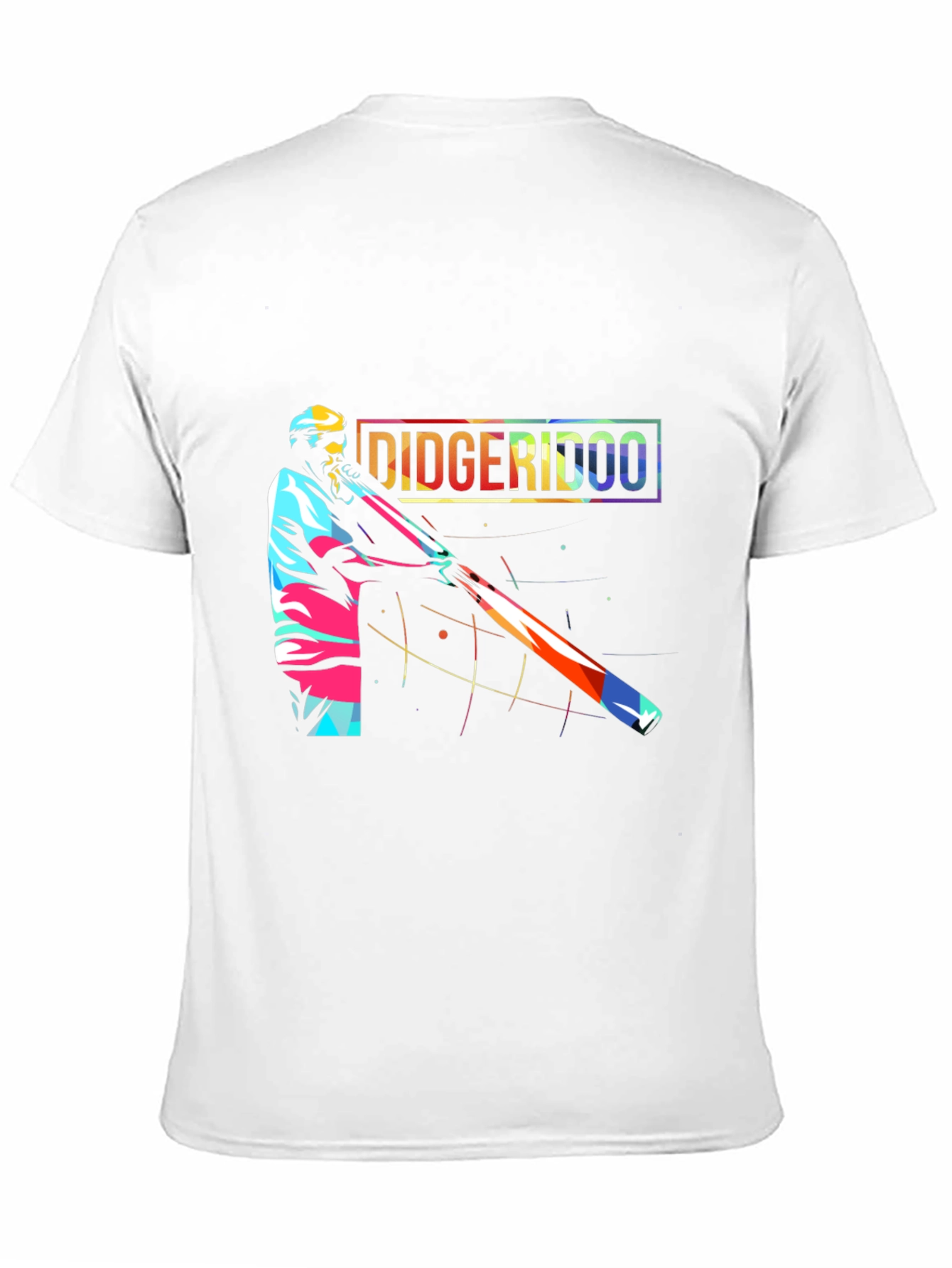 Didgeridoo Player Graphic Black Tee