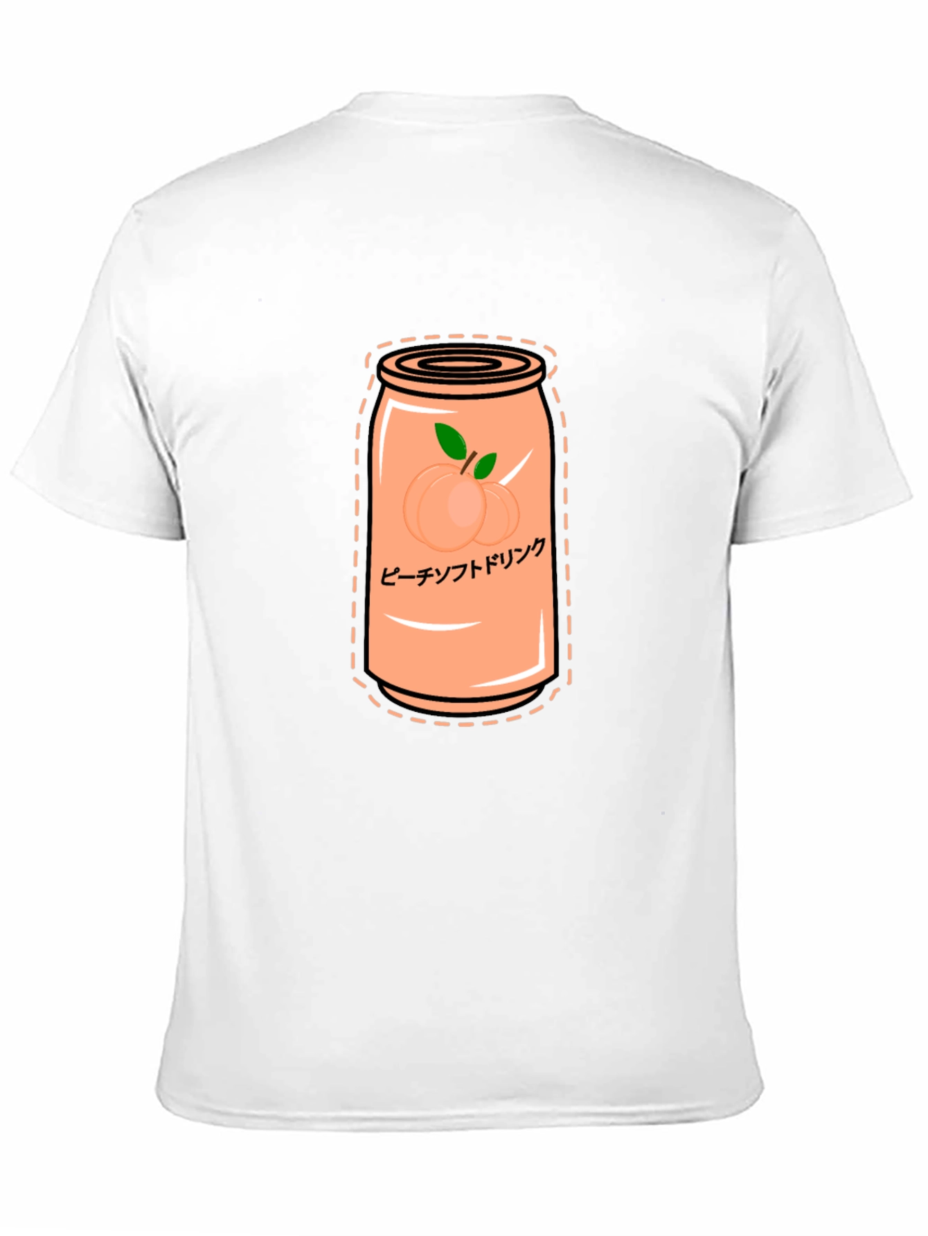Peach Soda Graphic Tee - Trendy Unisex Shirt