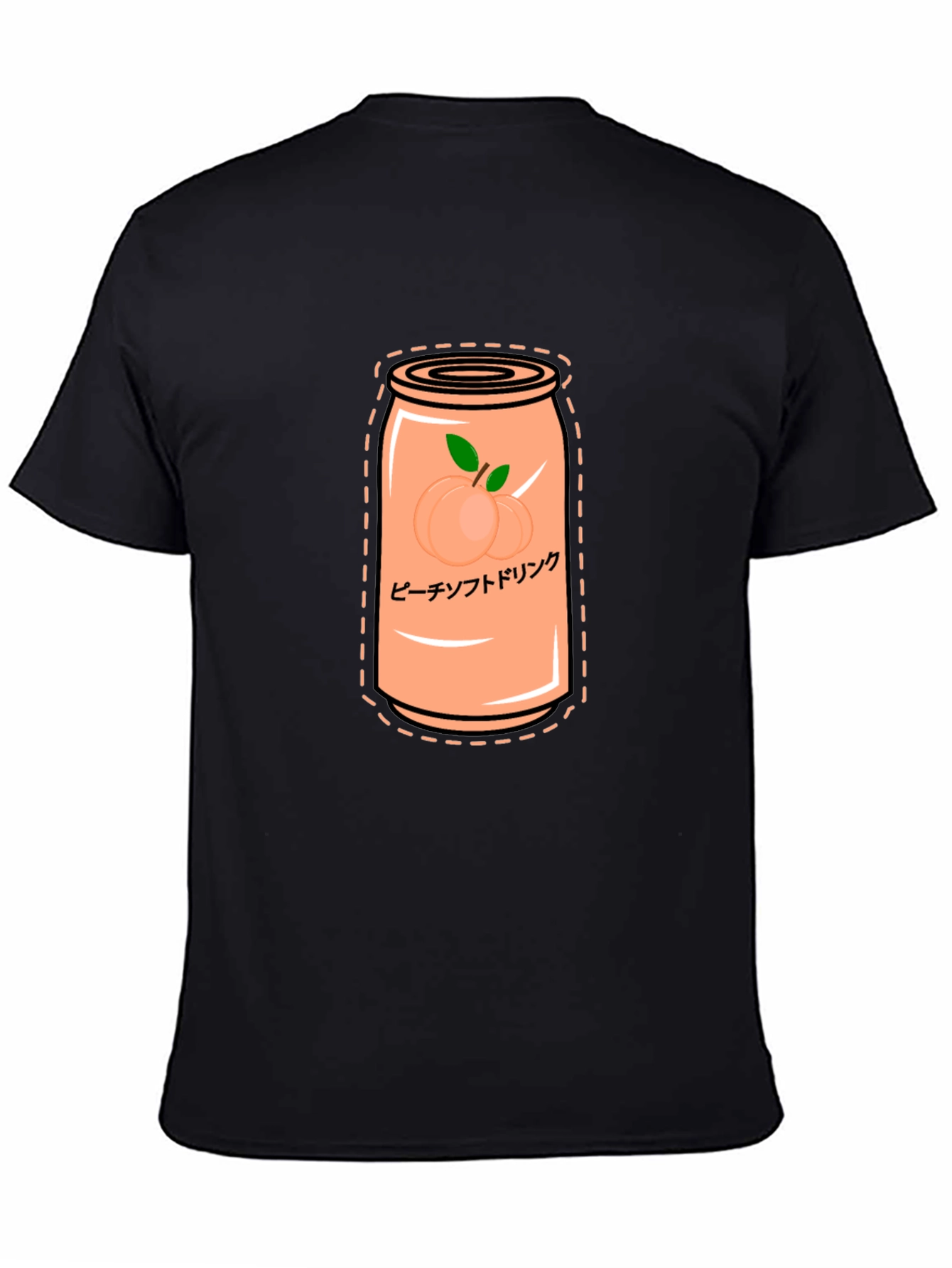 Peach Soda Graphic Tee - Trendy Unisex Shirt