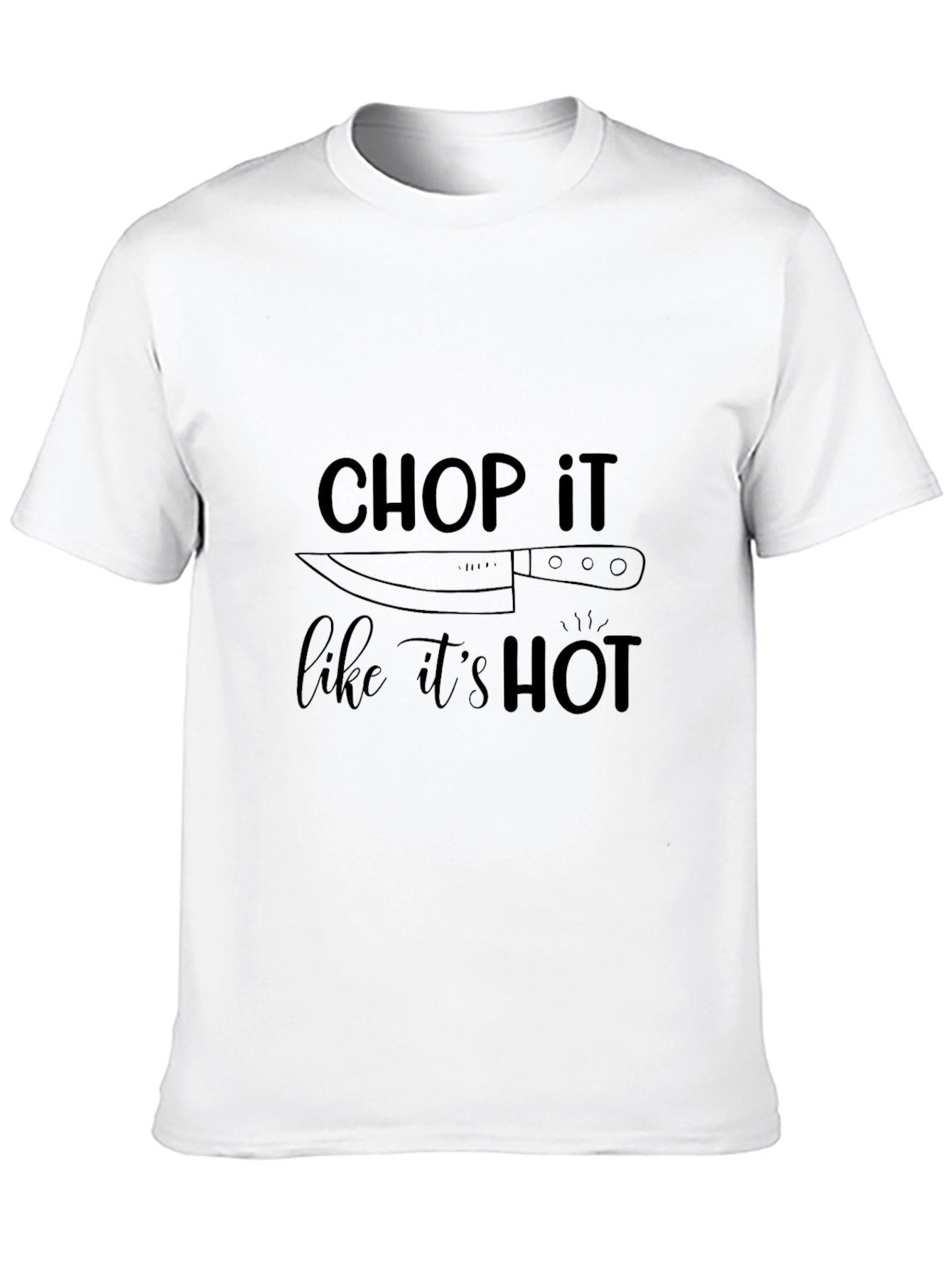 Chop It Like Its Hot Black T-Shirt