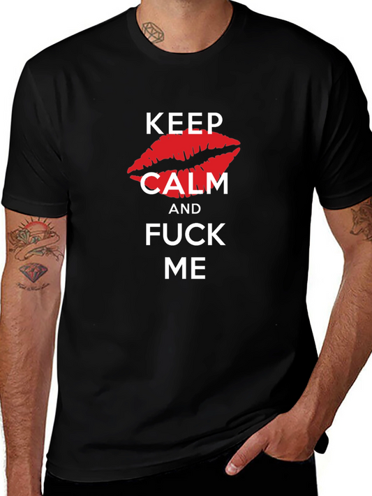 Keep Calm Kiss Me Graphic Tee