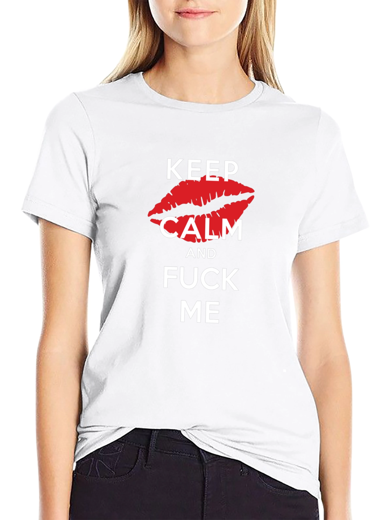 Keep Calm Kiss Me Graphic Tee