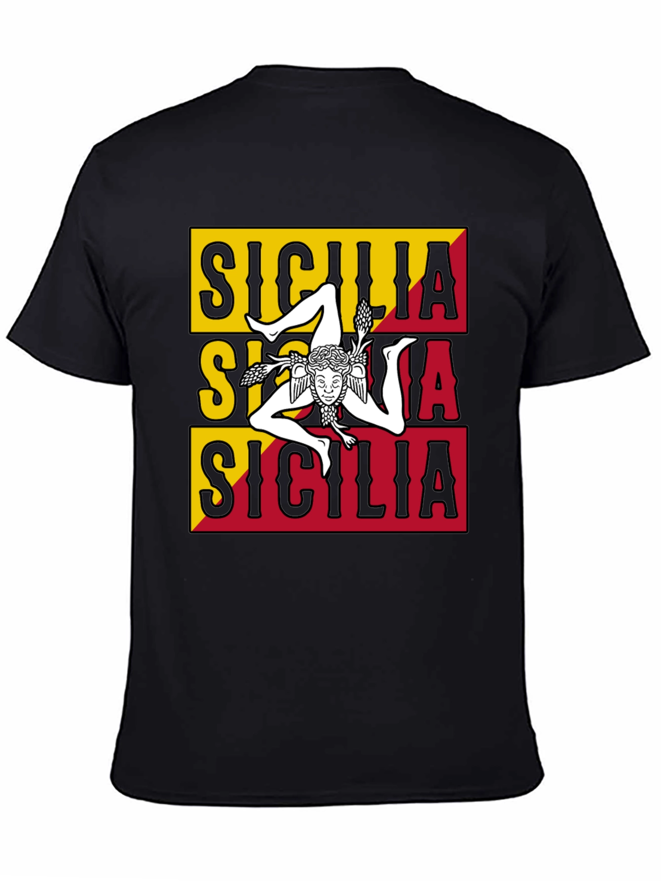 Sicilia T-Shirt - Trinacria Symbol - Italian Pride Tee