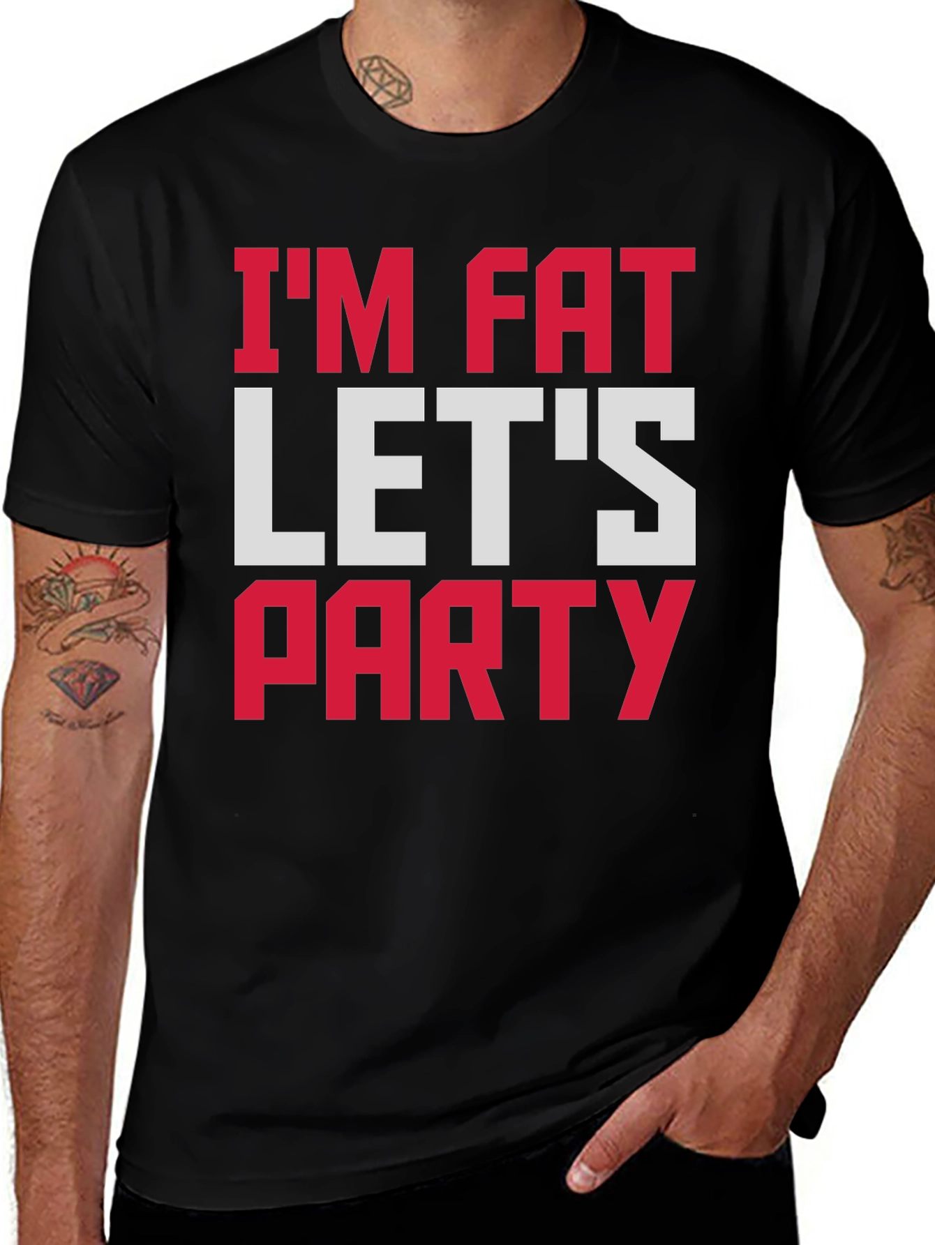Im Fat Lets Party T-Shirt