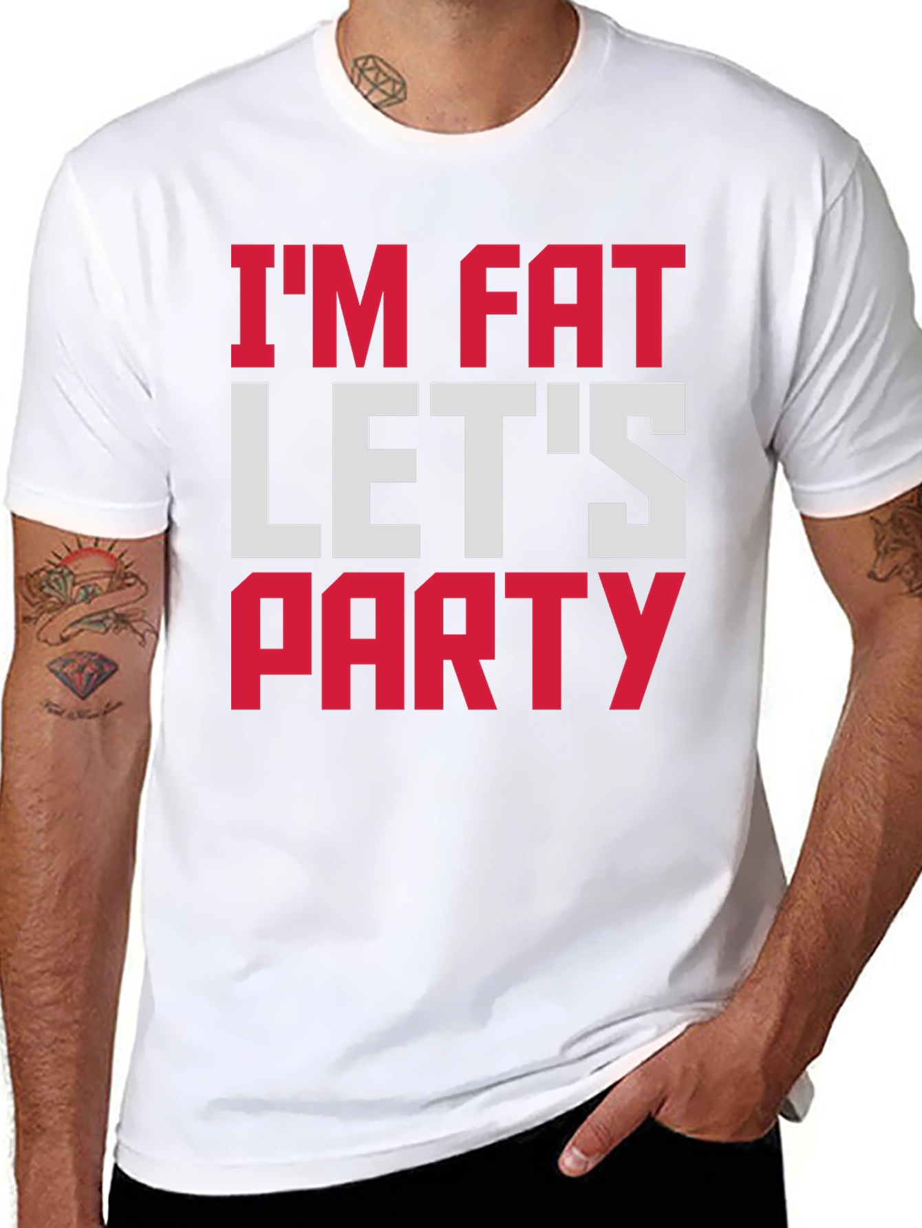 Im Fat Lets Party T-Shirt