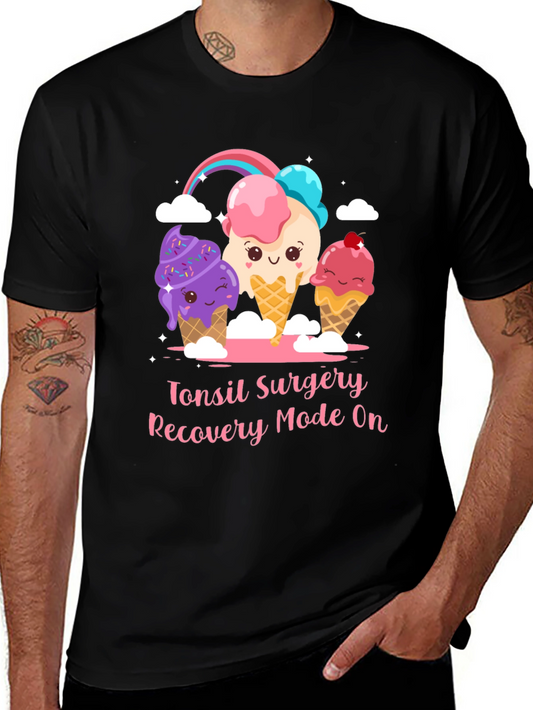 Tonsil Surgery Recovery Ice Cream T-Shirt