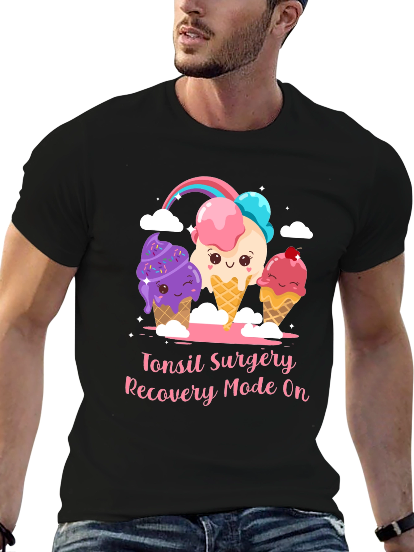 Tonsil Surgery Recovery Ice Cream T-Shirt