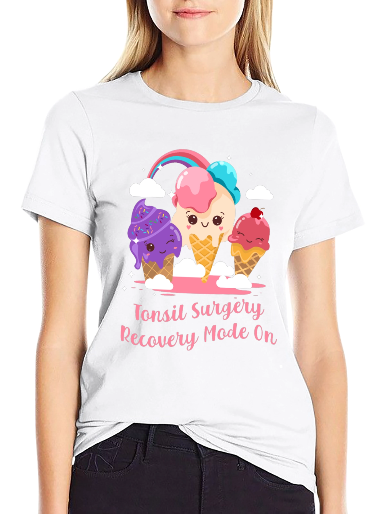 Tonsil Surgery Recovery Ice Cream T-Shirt