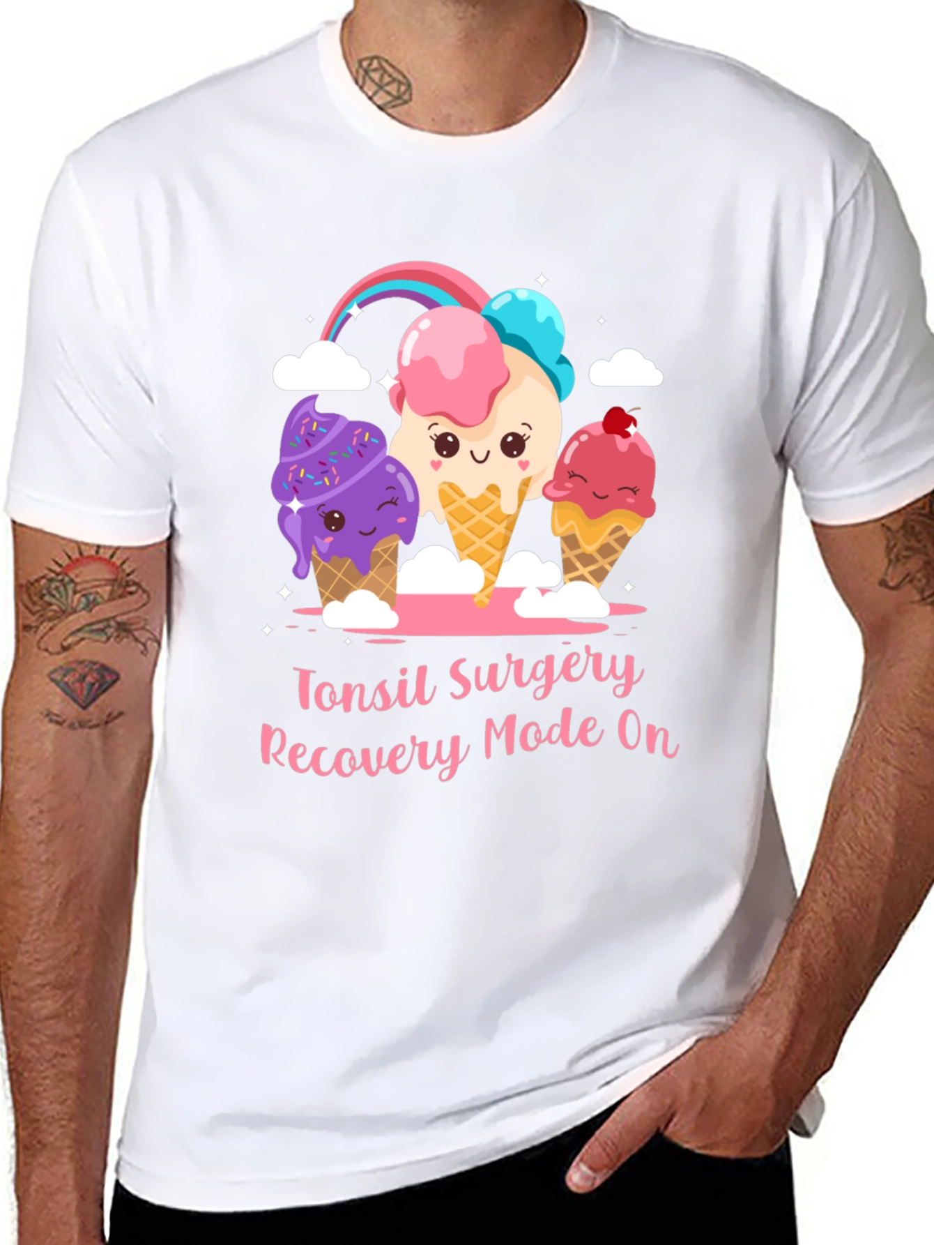 Tonsil Surgery Recovery Ice Cream T-Shirt