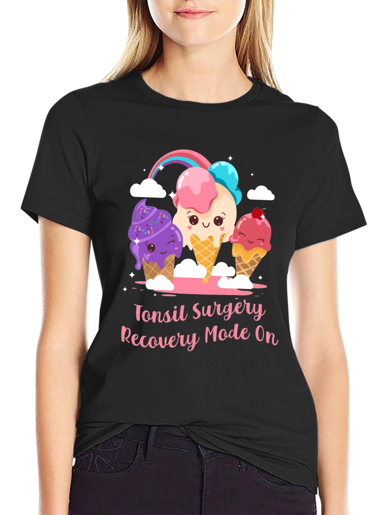 Tonsil Surgery Recovery Ice Cream T-Shirt