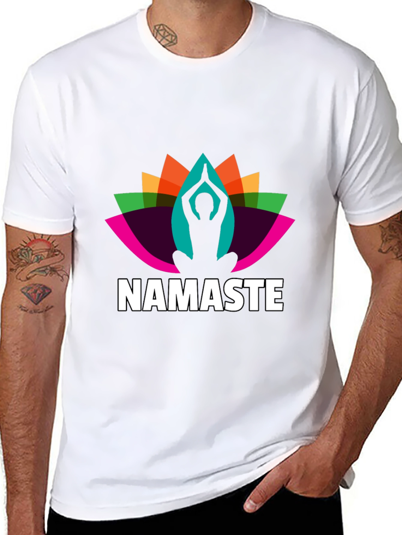 Namaste Yoga T-Shirt - Meditate in Style