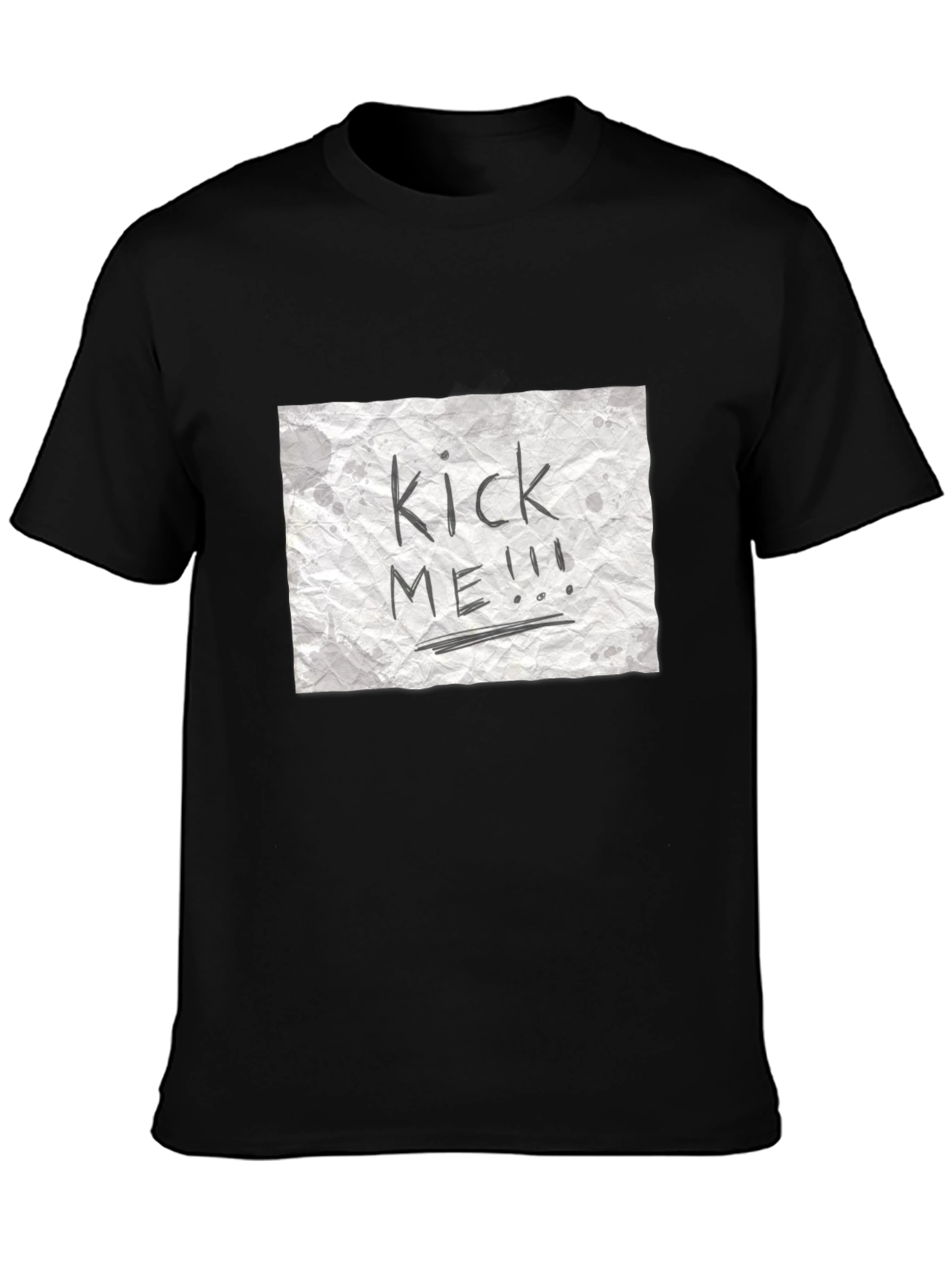 Kick Me T-Shirt - Novelty Graphic Tee