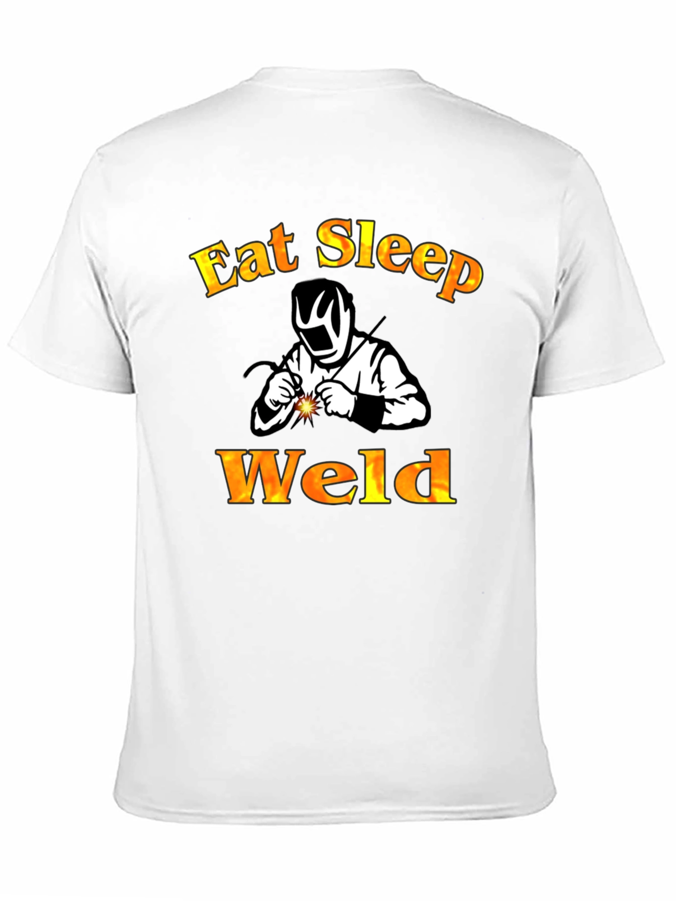 Eat Sleep Weld Black T-Shirt - Welder Apparel