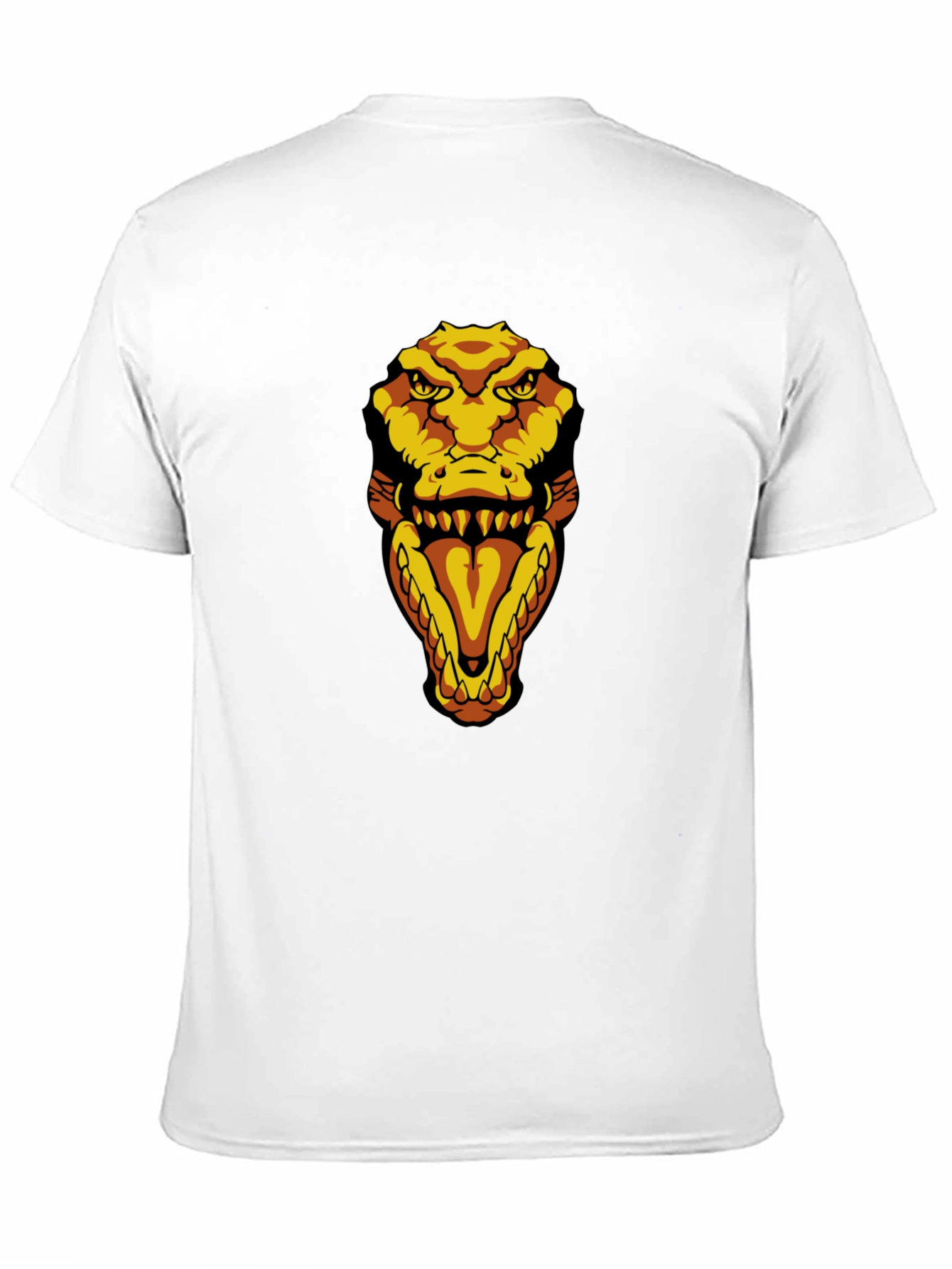 Mens Black T-Shirt with Croc Design