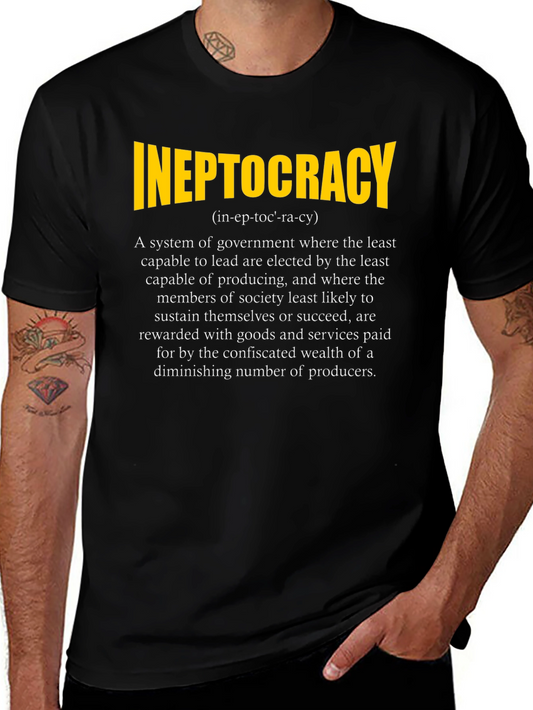 Ineptocracy Definition Graphic T-Shirt