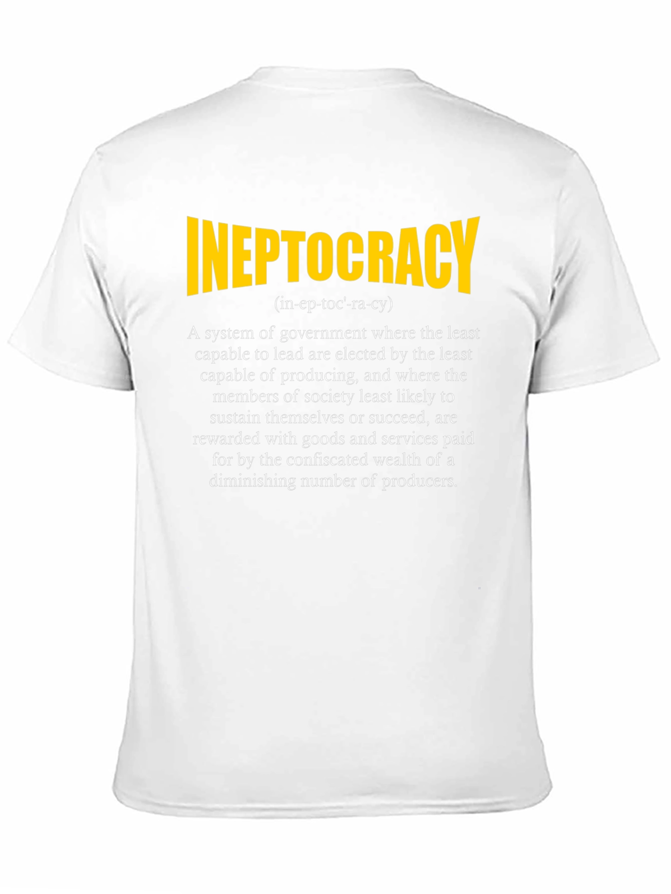 Ineptocracy Definition Graphic T-Shirt