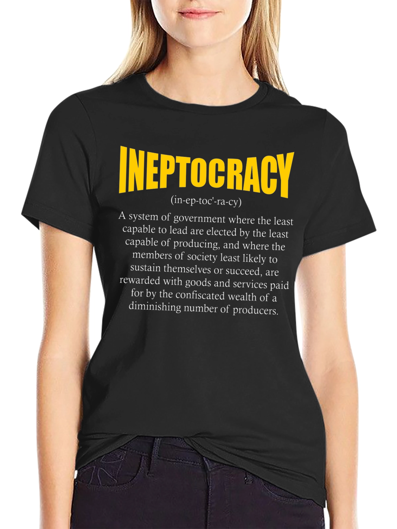 Ineptocracy Definition Graphic T-Shirt