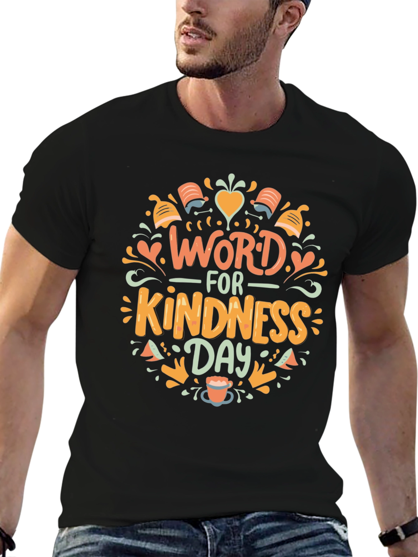 Word for Kindness Day Black T-Shirt