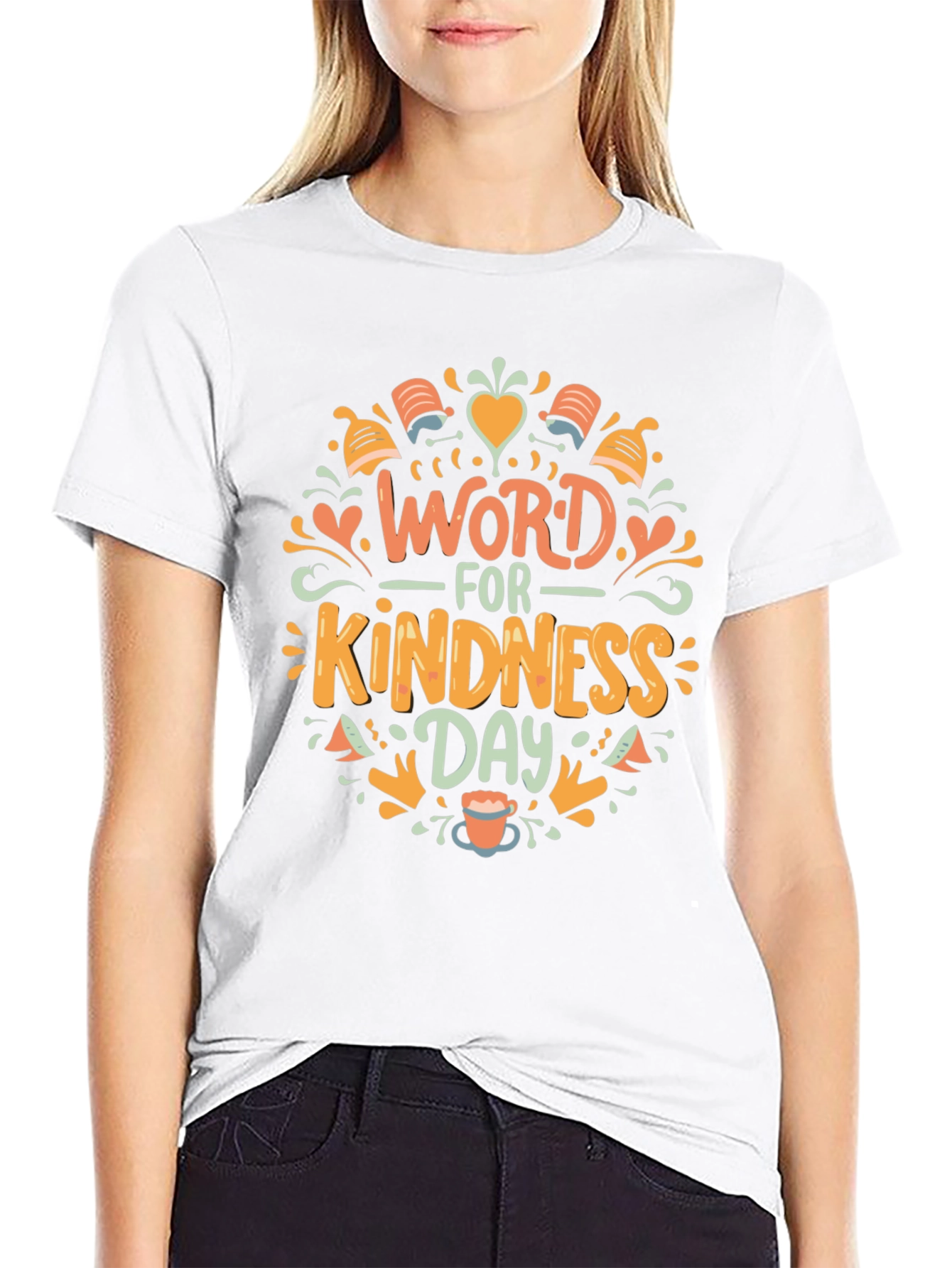 Word for Kindness Day Black T-Shirt
