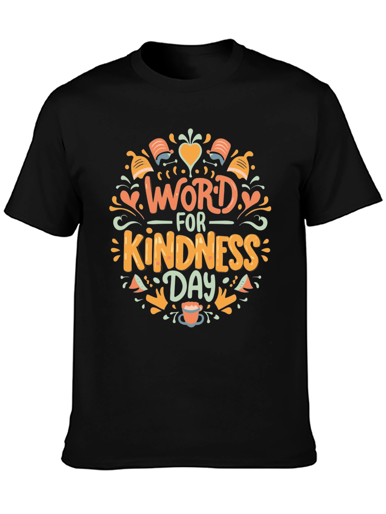 Word for Kindness Day Black T-Shirt