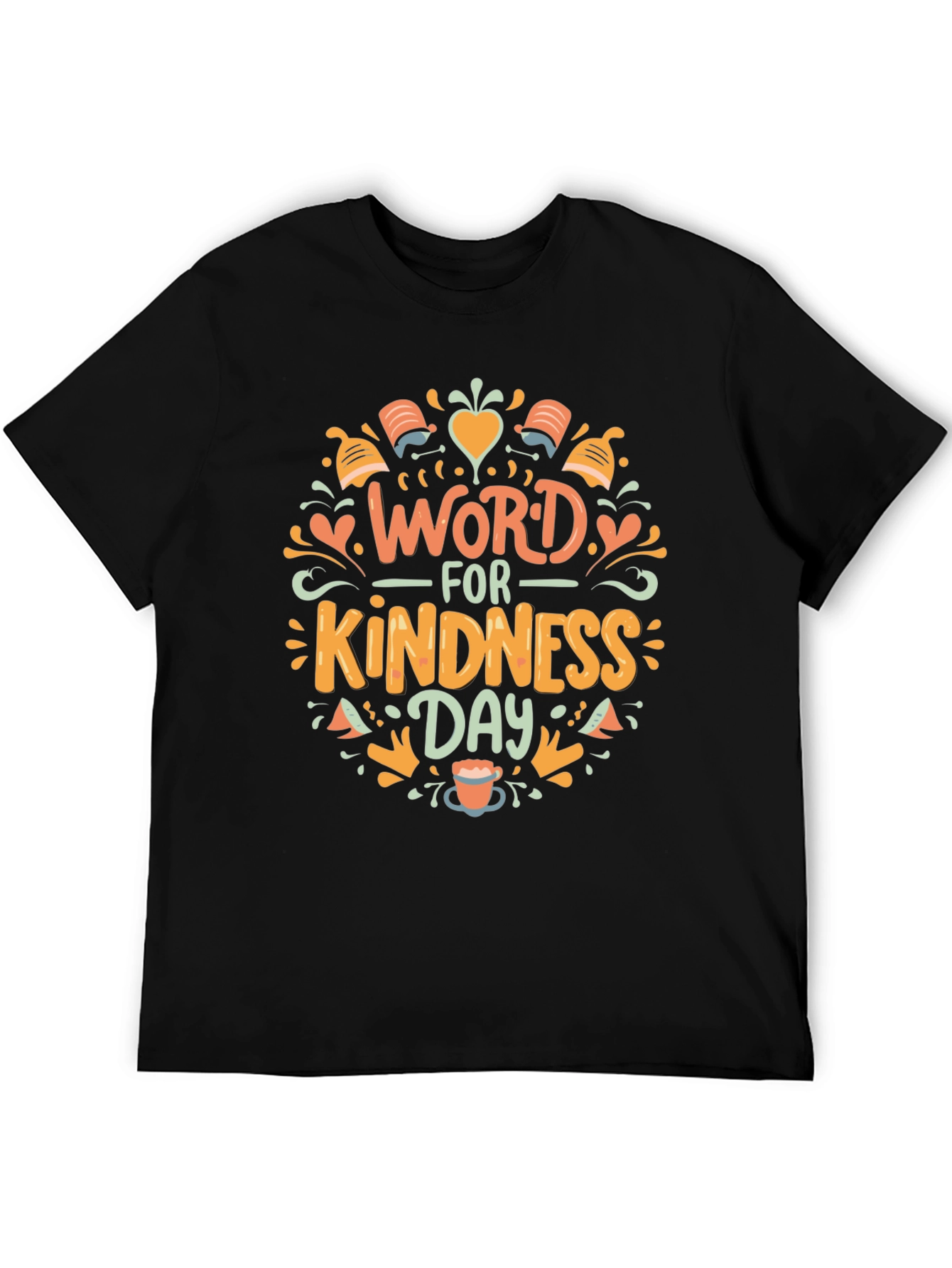 Word for Kindness Day Black T-Shirt